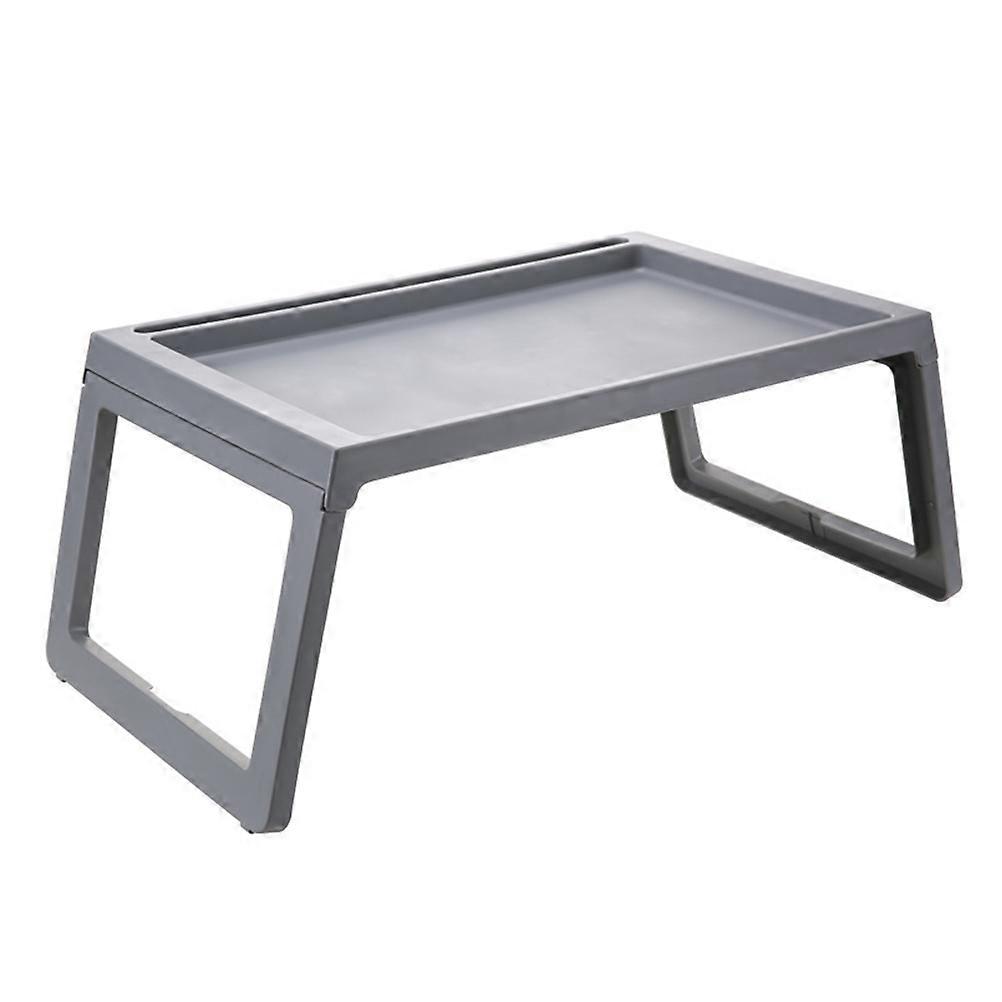 Laptop Desk Table Foldable Bed Table Serving Tray Computer Desk PP Plastic Home Use Bedroom 54.50X35.80X27.50CM 1Set