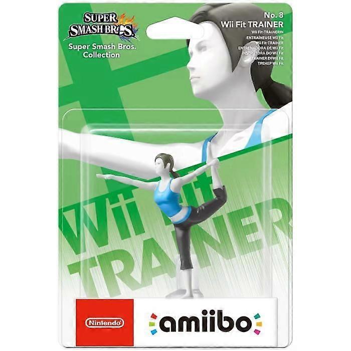 Amiibo Figure - Wii Fit Trainer No. 8 • Super Smash Bros. Collection