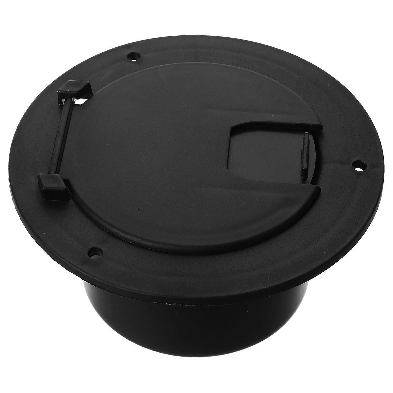 RV Power Cord Hatch Cover – Durable Round Trailer Cable Management for RVs and Yachts