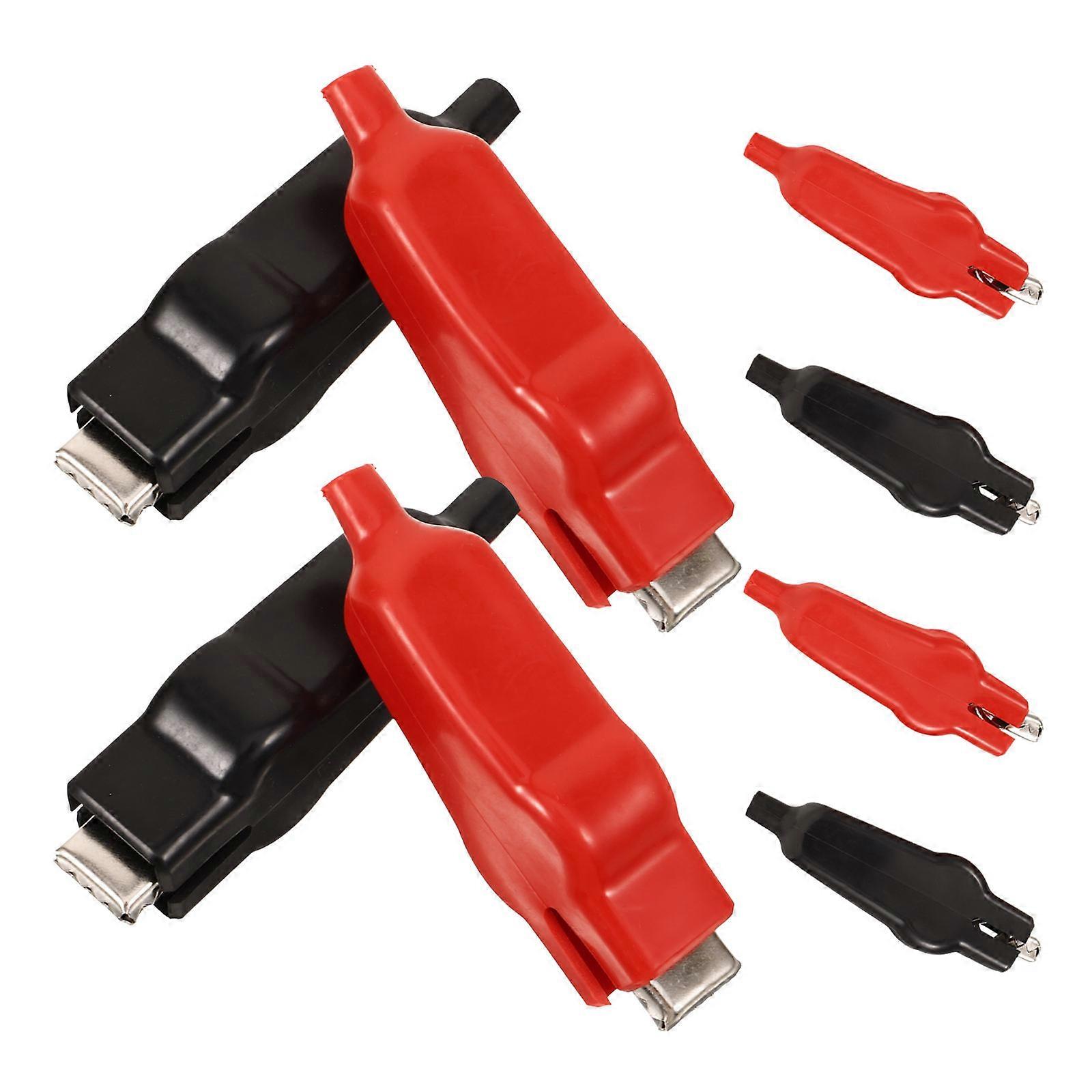 Electrical Testing Clamps Clips For Technicians Compact Design Stainless Steel 8Pcs