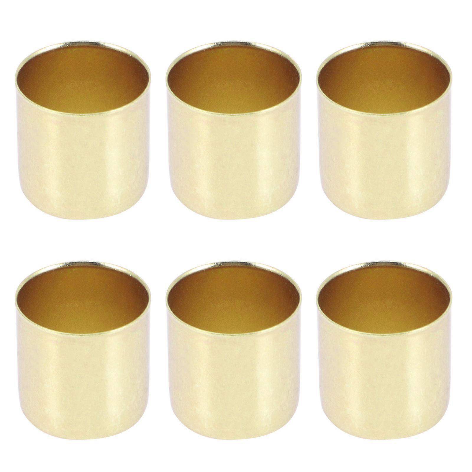 Here's a refined and professional product description for your **6pcs Elegant Iron Candle Holders**:
**6pcs Elegant Iron Candle Holders – Sturdy