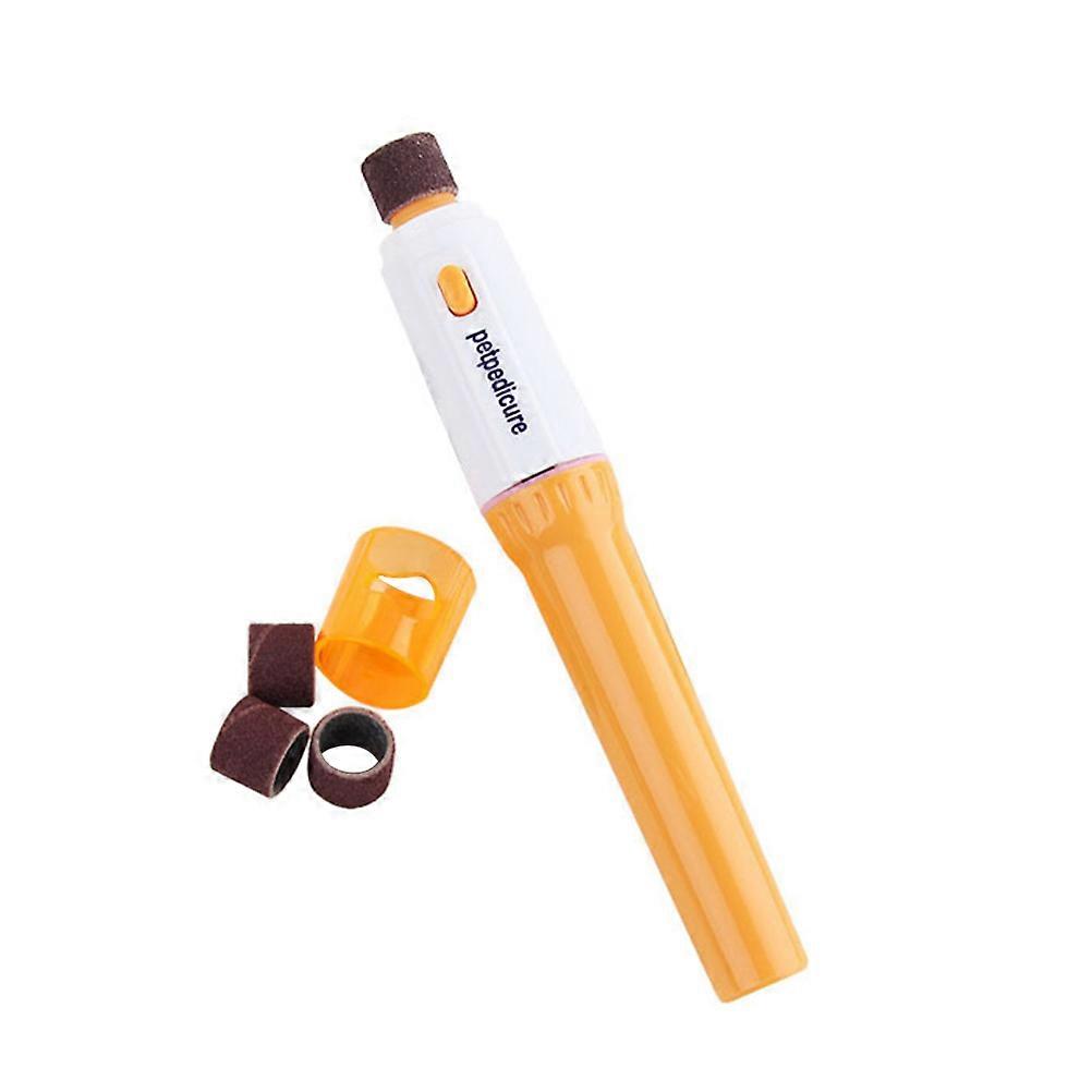 Electric Pet Claw Grinder for Cat Dog Grooming Automatic Grinding Low Noise Nail Trimmer Without Batteries 1Pack