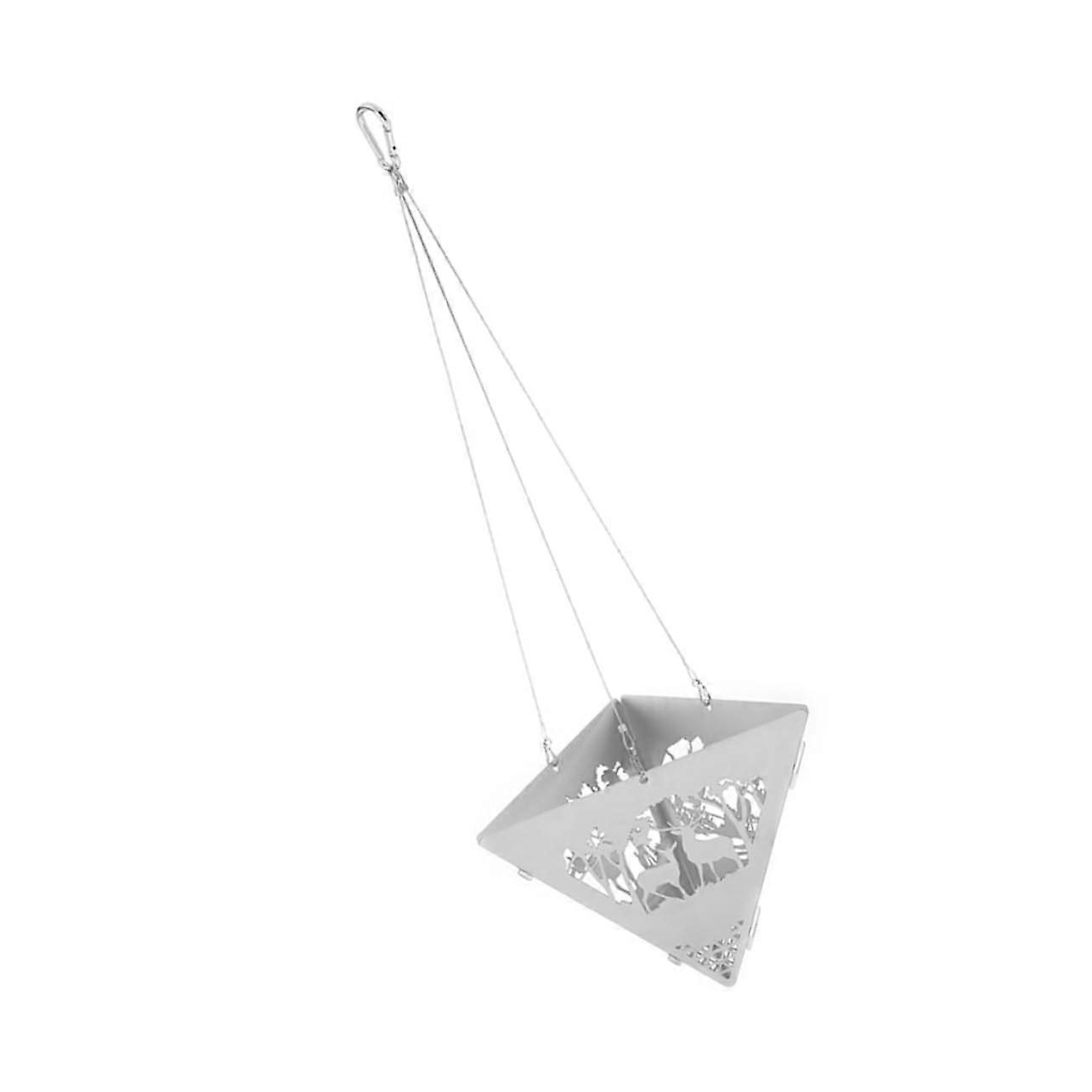 Portable High-Temperature Resistant Triangle Oven for Garden and Outdoor Lighting – Compact and Easy to Store