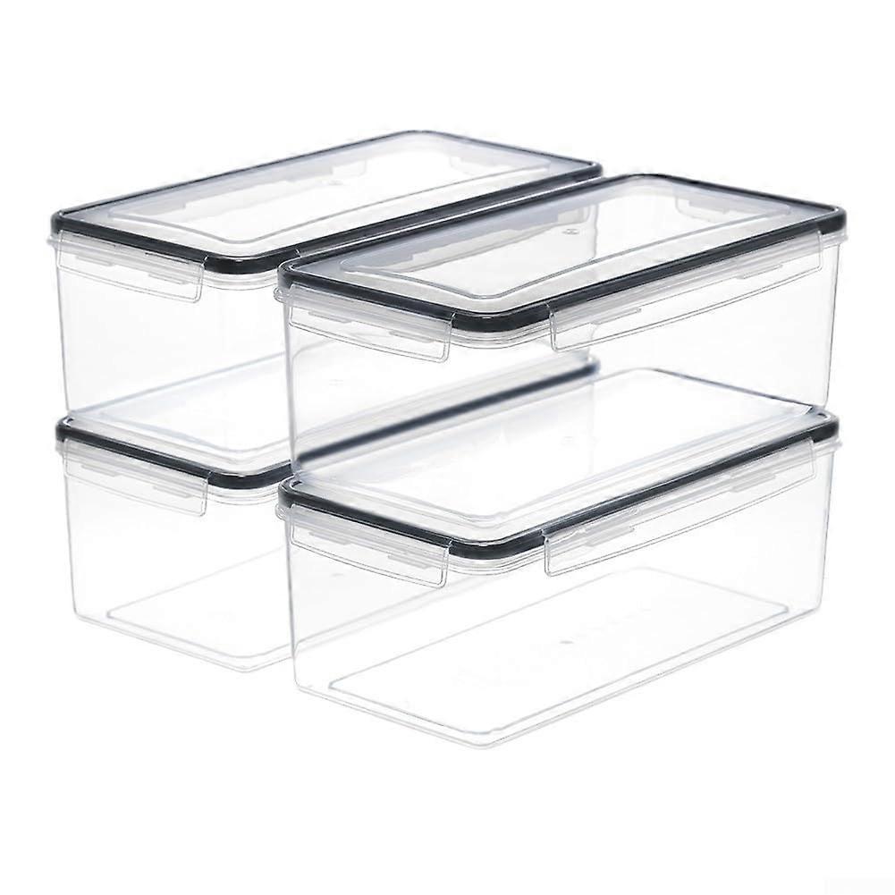 Barrier cabinet storage for pasta, 4piece container set – no more broken spaghetti.