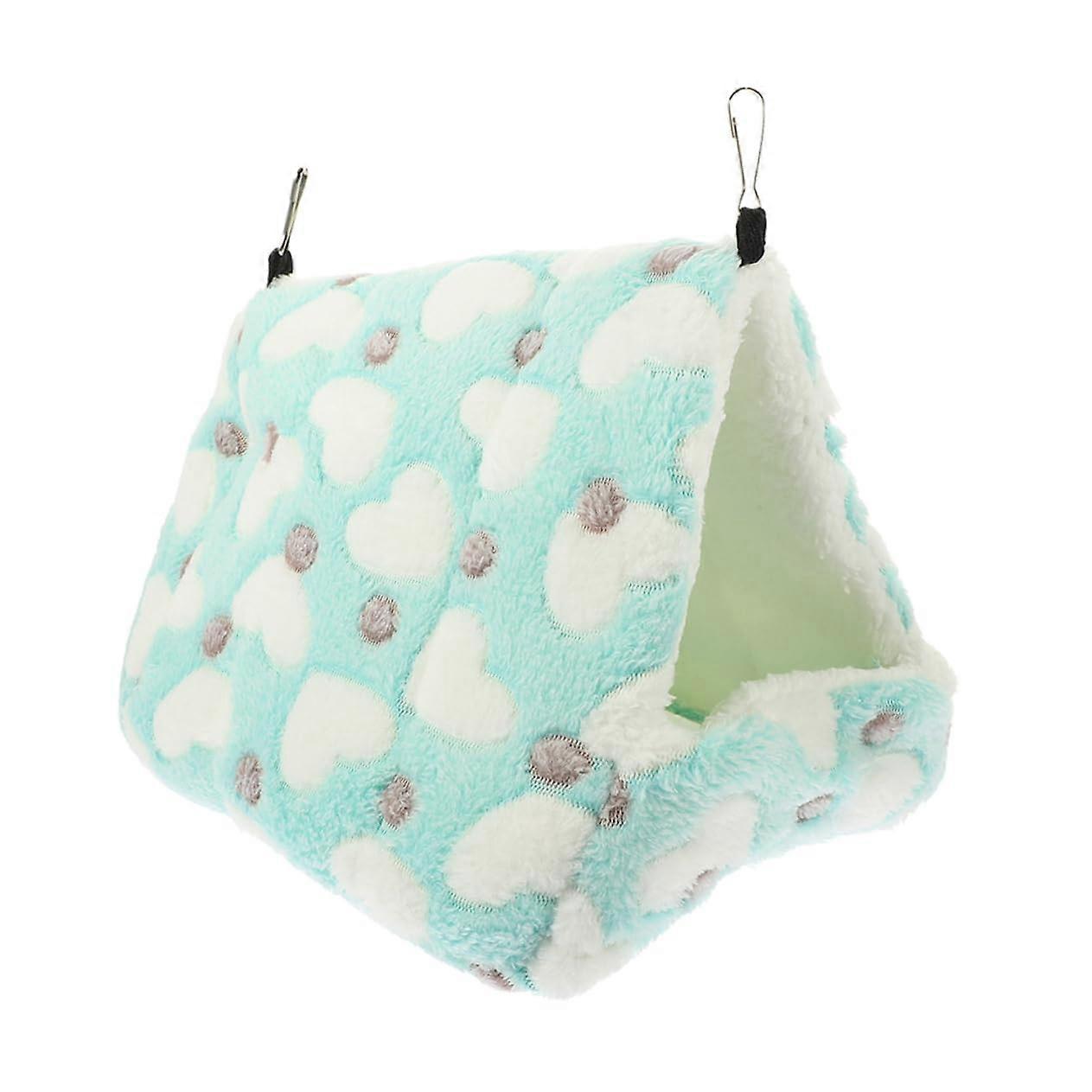 Hanging Hammock for Hamsters  Plush Warm Cotton with Hooks, Comfortable for Small Animals