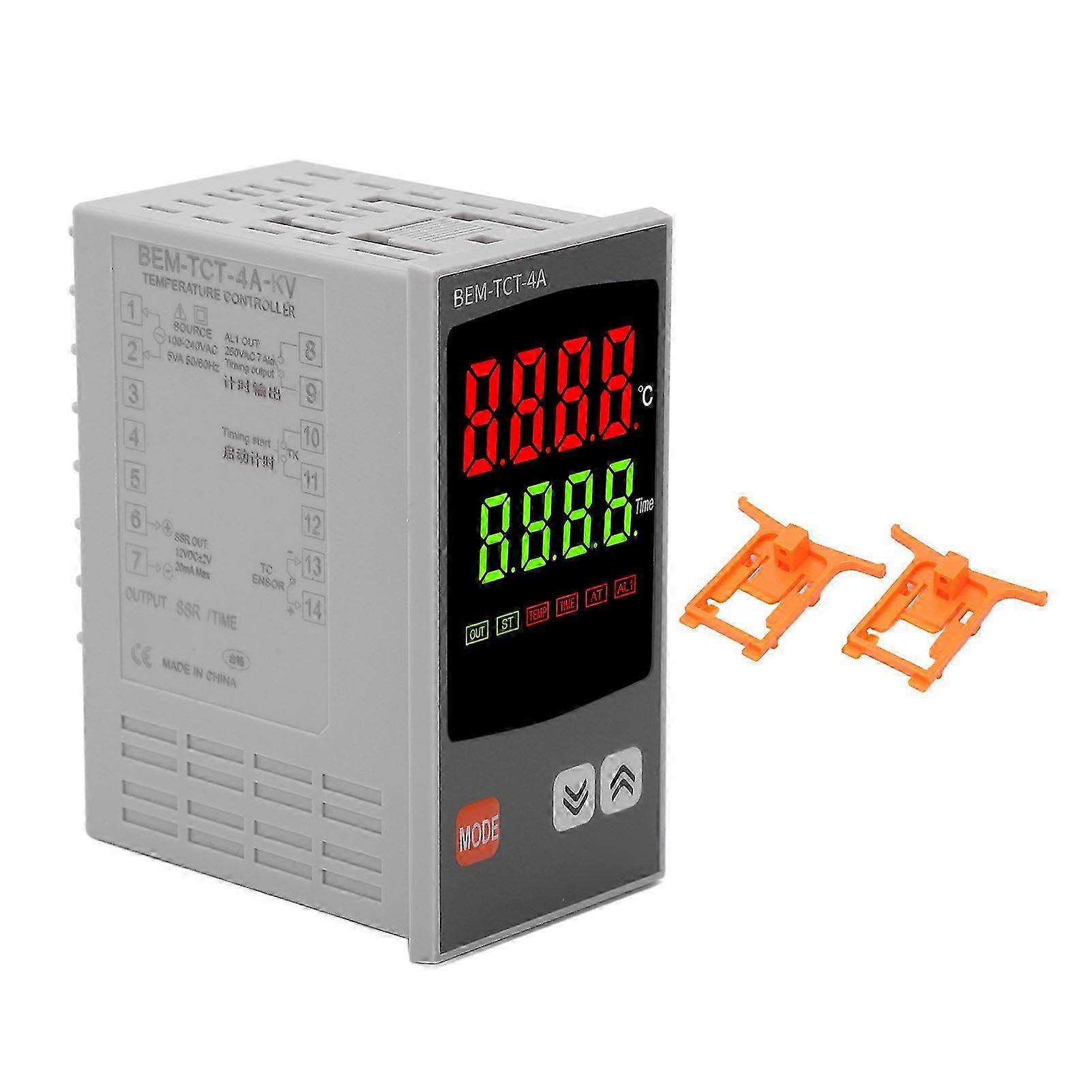 PID Temperature Controller with 7 Segment LED Display for Industrial Equipment AC 100-240V