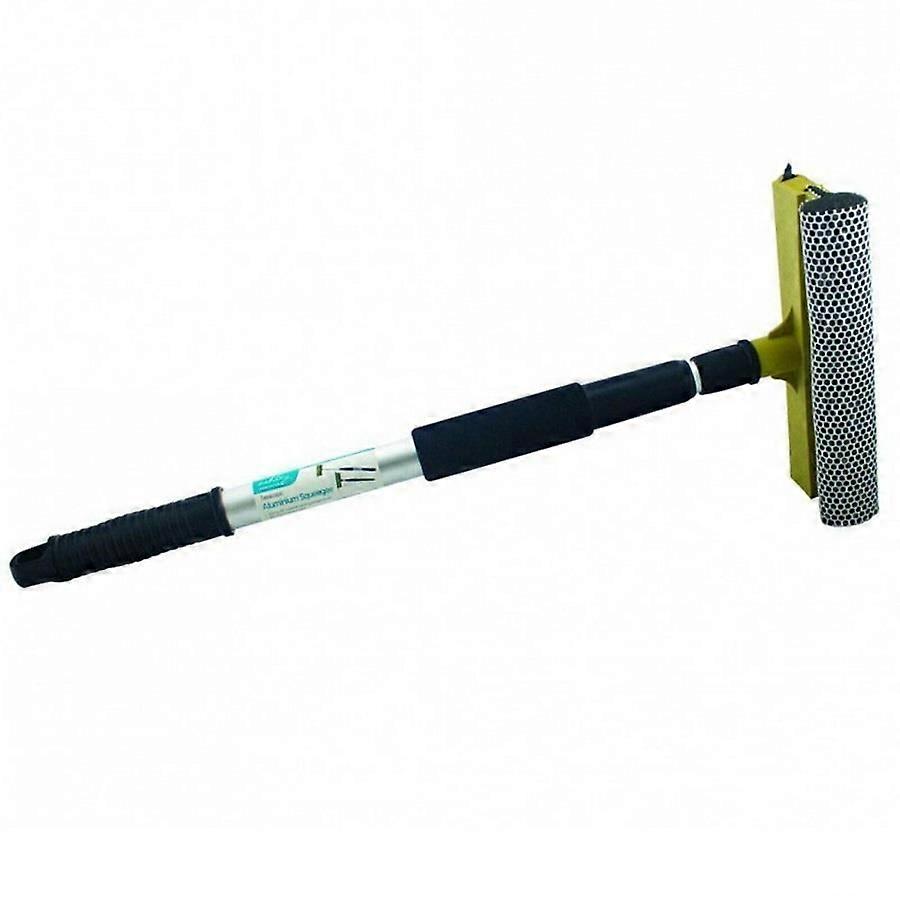 Telescopic Extendable Squeegee Window Cleaner Wiper Sponge Head Cleaning Smooth Rubber
