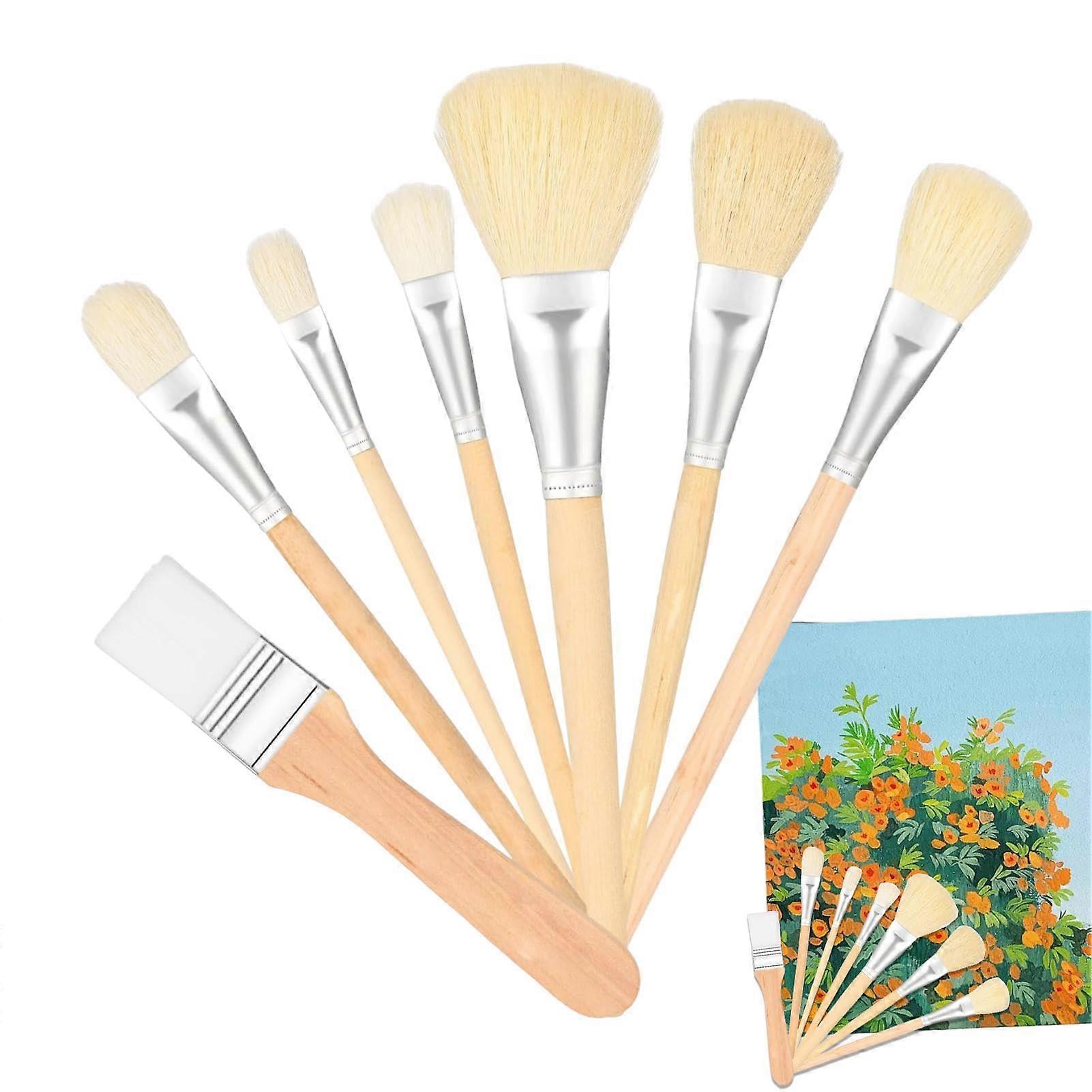 Acrylic Painting Brush Set, Gilding Brush for Fine Detailing, Foils, Gold Leaf