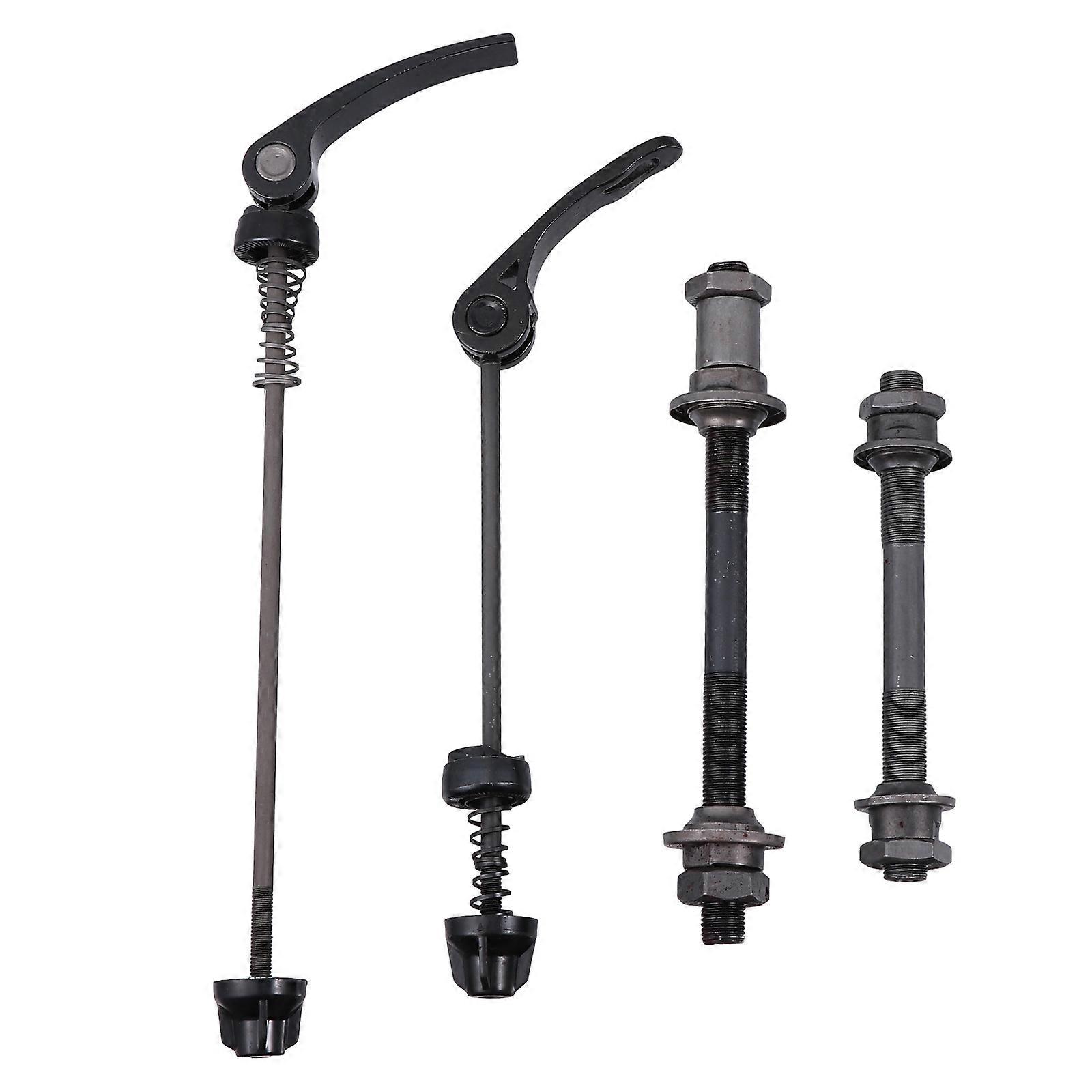 Quick Release Skewers with Hollow Axles for Front/Rear Wheels – Durable Bike Replacement for Mountain and Road Cycling