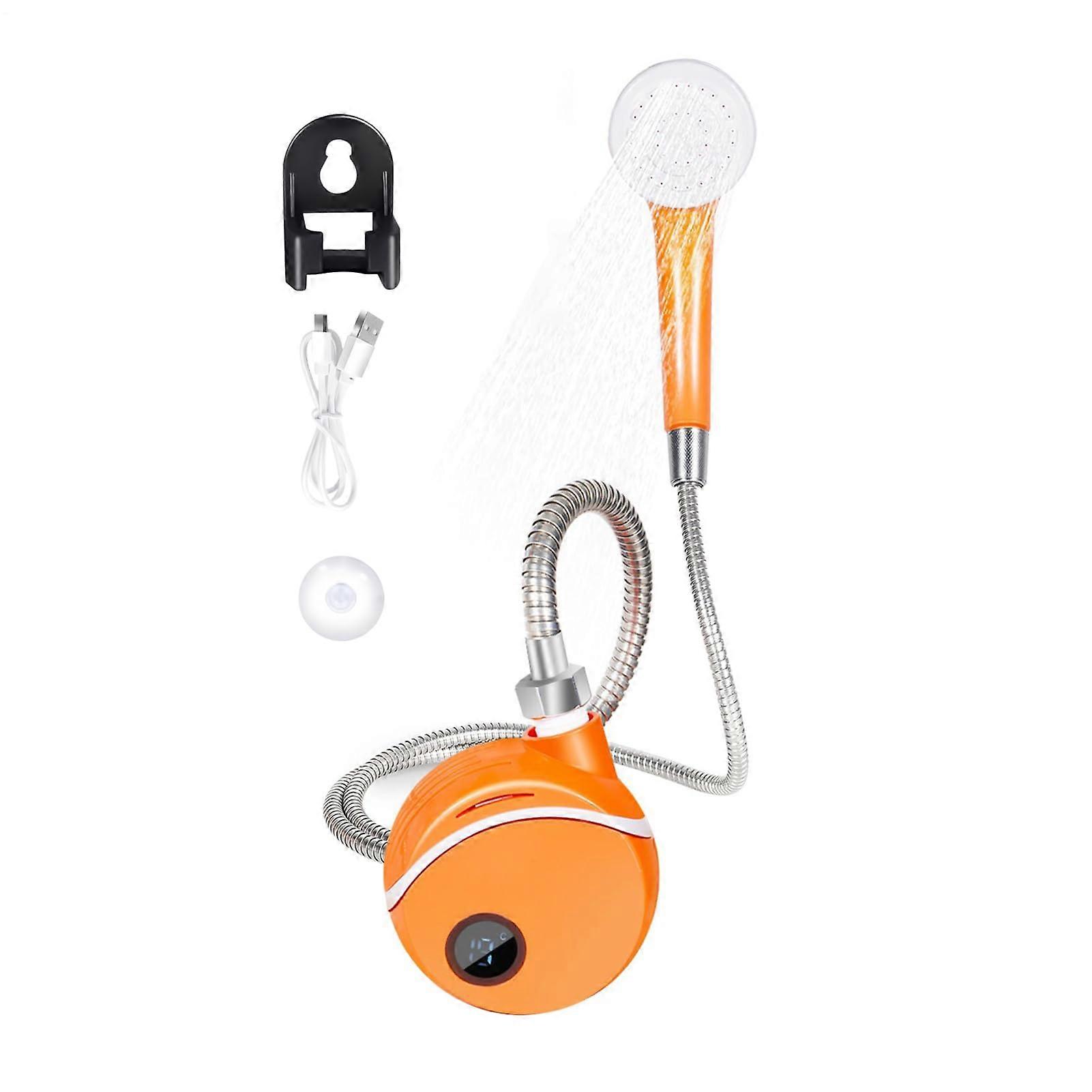 Portable Outdoor Shower for Camping  Travel  Waterproof Rechargeable Pump with Compact Design for OntheGo Use, Car  Pet Washing