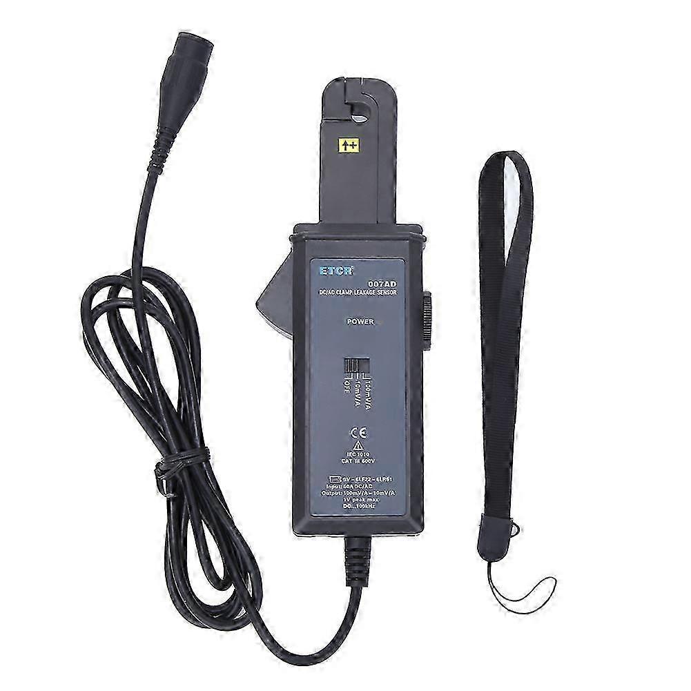 ETCR007AD 0mA60.0A DC/AC Clamp Leakage Current Sensor Detection Tester Instrument
