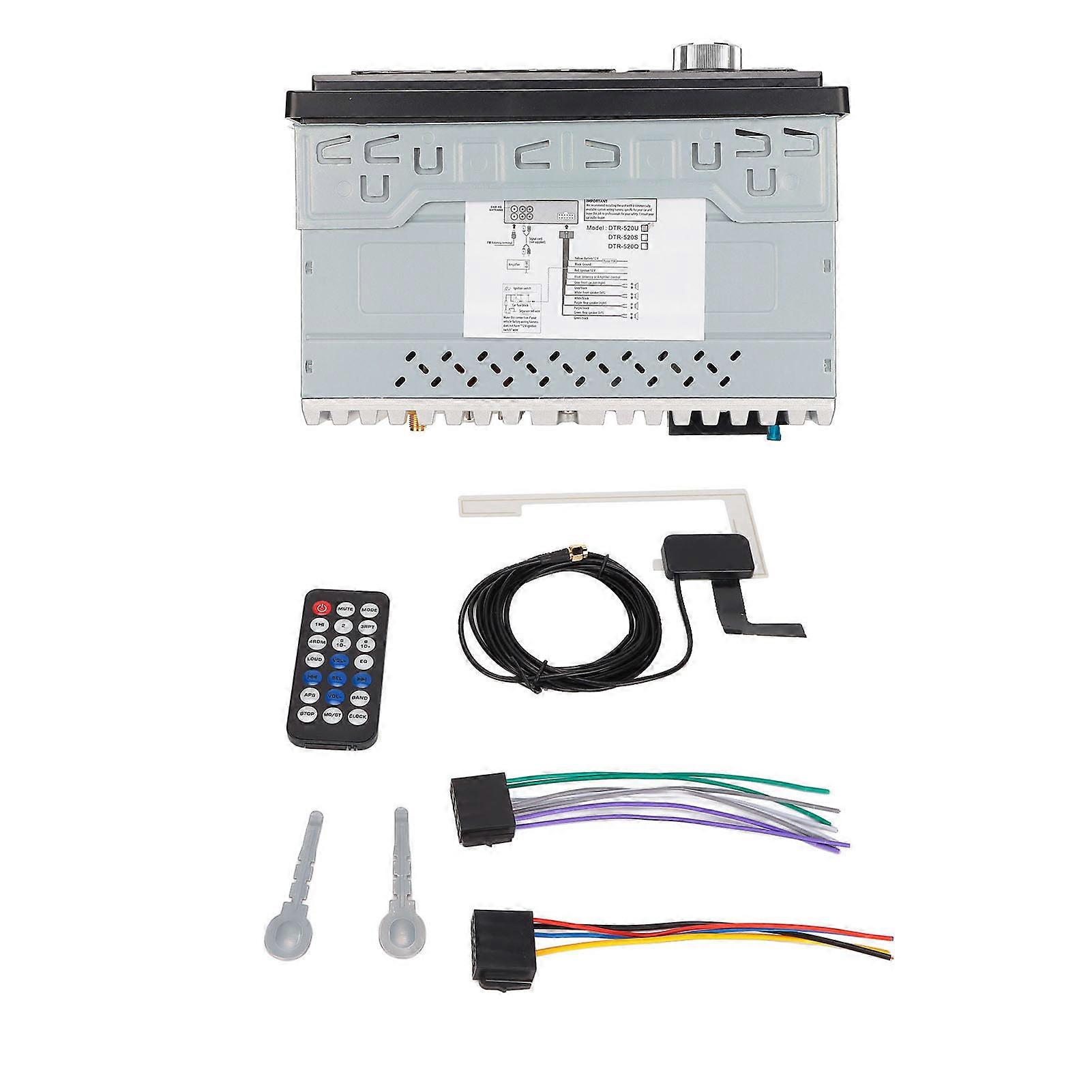 Car DAB Radio Lossless Support AUX U Disk Memory Card Hands Free Calling Bluetooth Car MP3 Player