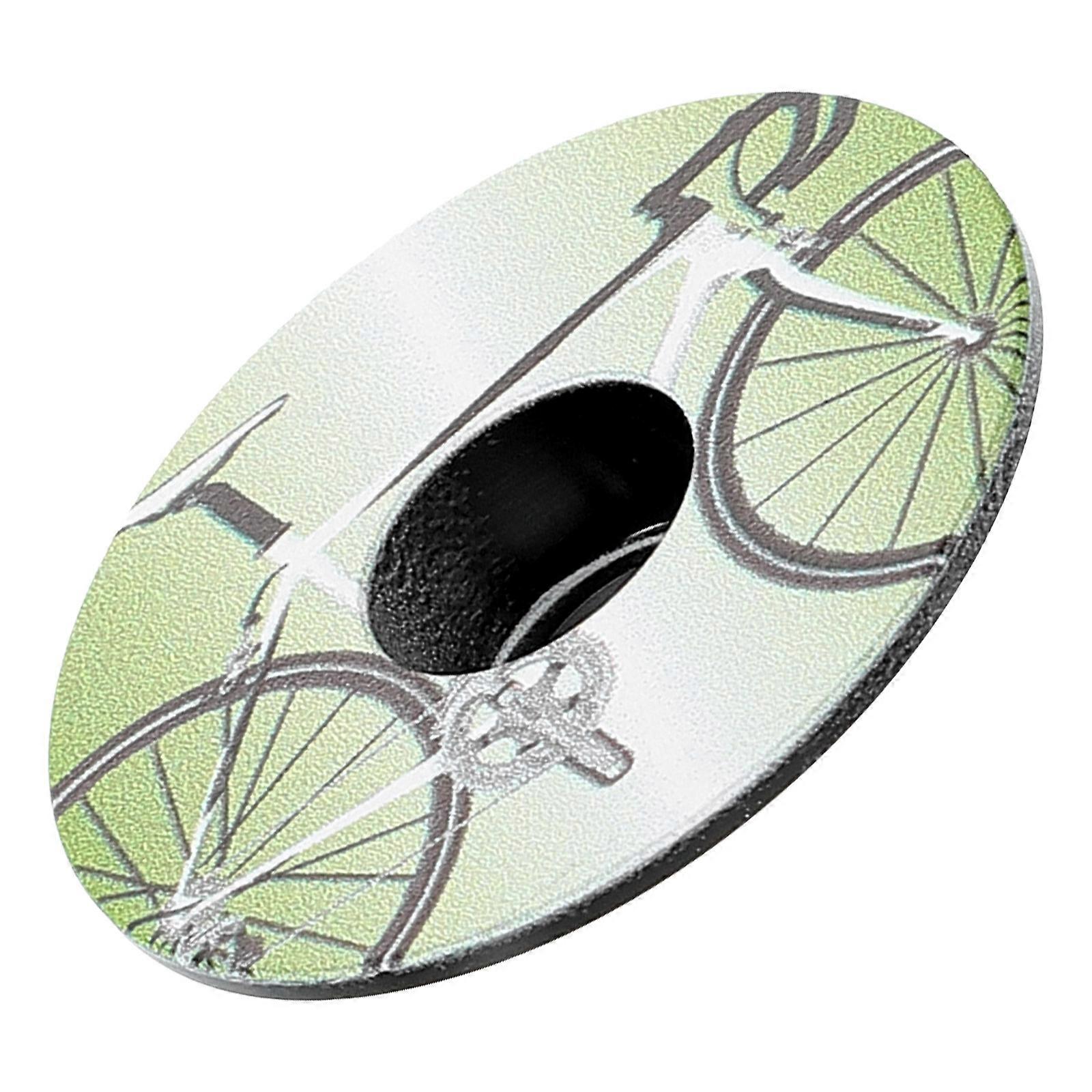 Aluminum Alloy Headset Caps Protective Dustproof Waterproof Round Simple Design Cyclists 1Pack