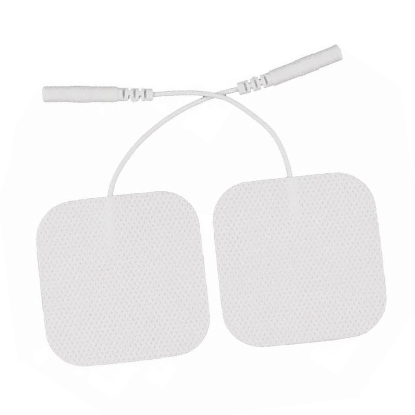 40pcs 2mm Aperture Electrode Massage Patches Self Adhesion Replacement Massager Pads 5x5cm
