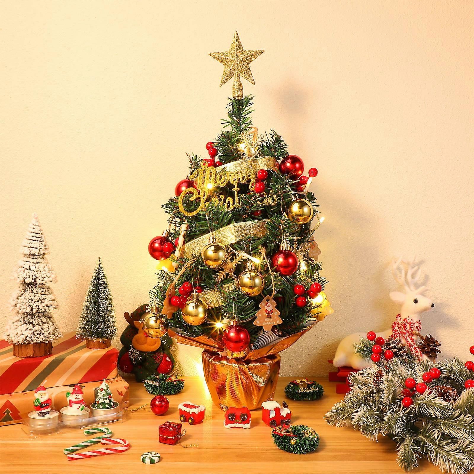 Mini Christmas Tree Tabletop Artificial Christmas Tree for Party Decoration