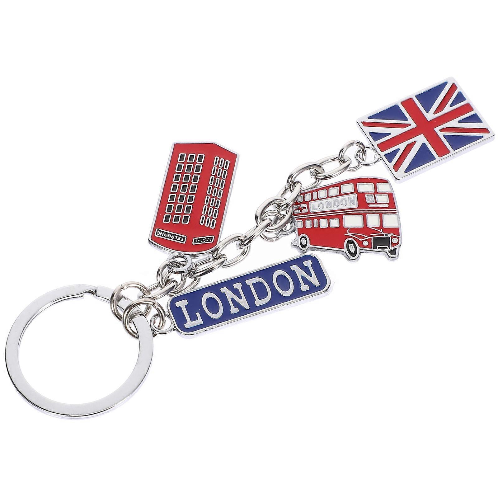 Travel Keyring British Flag Metal Souvenir For present Giving 1Set
