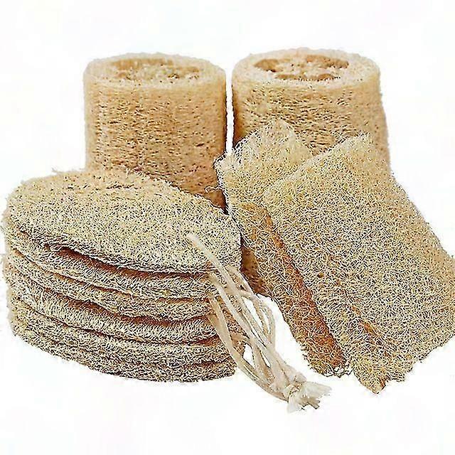 5PCS Φυσικό Σφουγγάρι Απολέπισης Σώματος Loofah για Μπάνιο