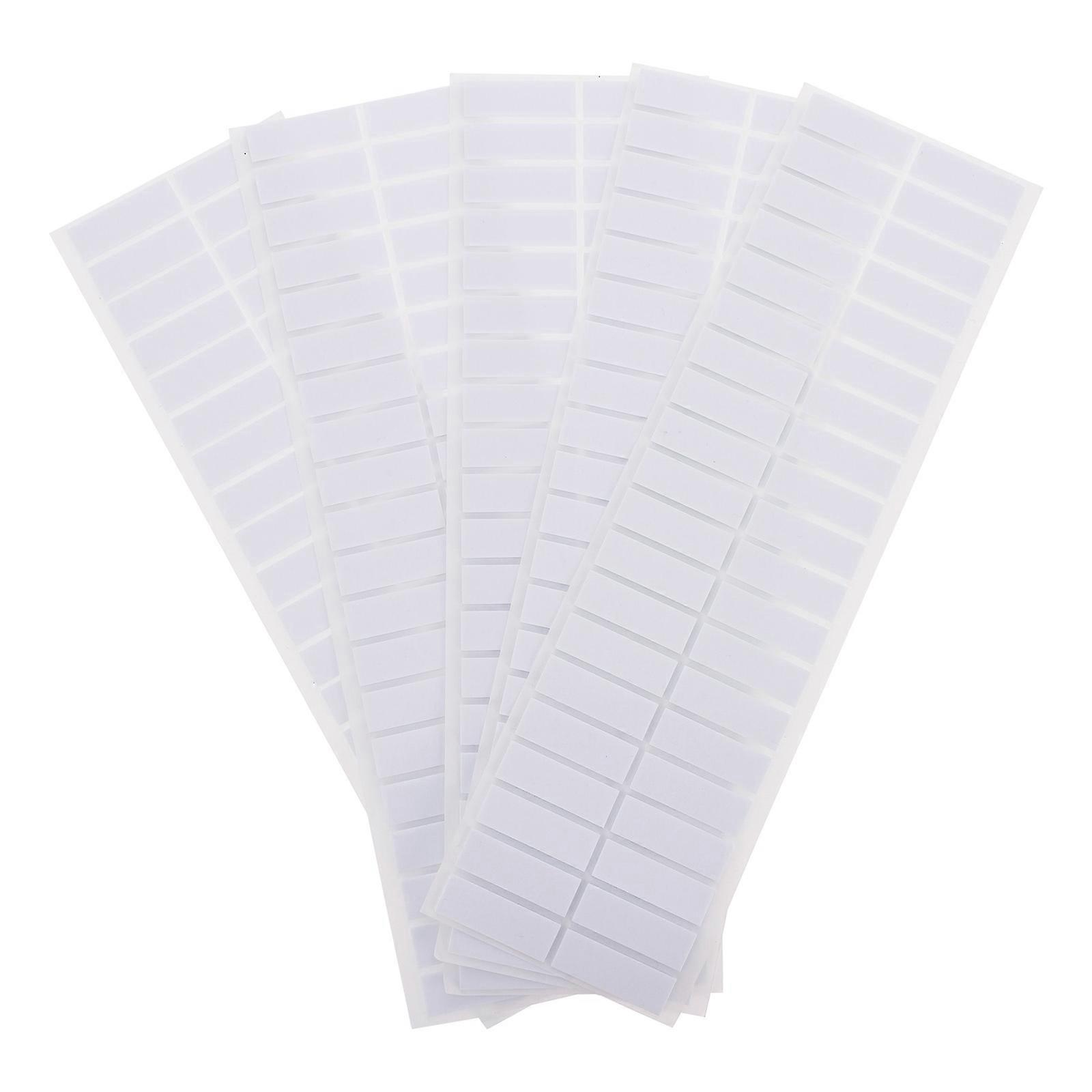 White Foam Adhesive Squares for DIY Use 200 Pieces Dual Sticky Mounts with 0.5 Inch Size
