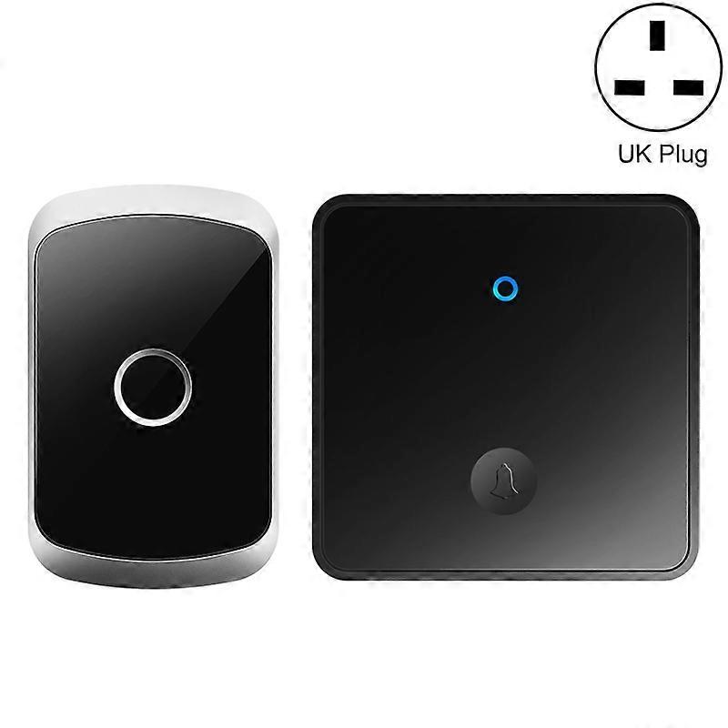 Sonnette électronique à distance UK Plug - Noir