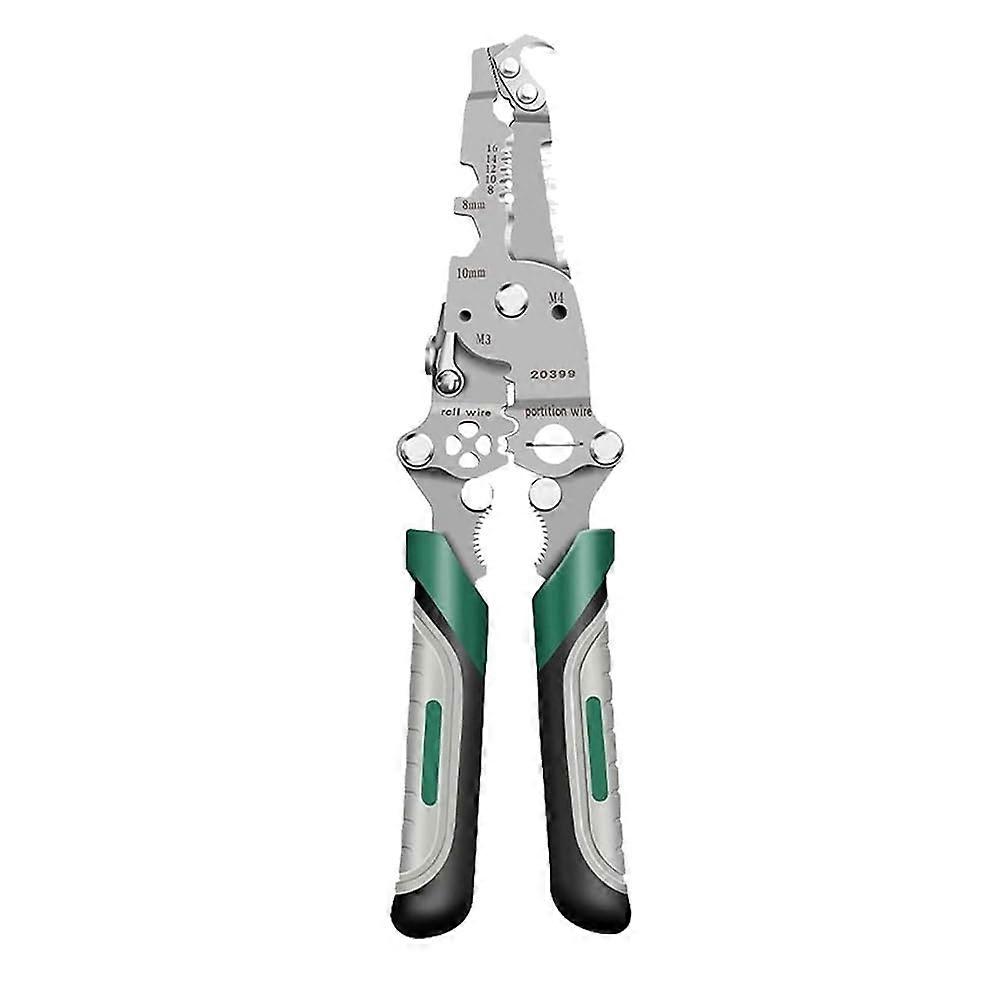 18-in-1 Wire Stripper Folding Design, Crimping Tool and Wire Stripper, Multifunctional Cable Cutter and Pliers