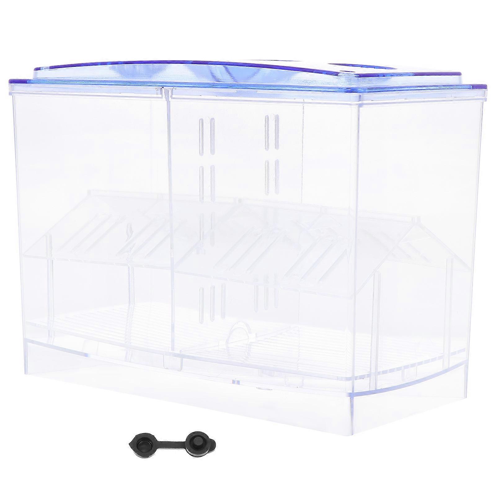 Aquarium Hatchery Box Double Layer Fish Hatching Box For Fish Tank Accessories Isolation Protection From Adult Fish 1Pcs