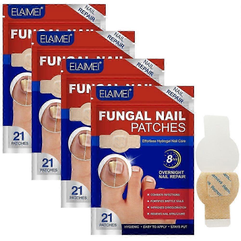 Fungus Patch Waterproof Nail mend Ingrown Correction Stickers 1/2/3/4/5Pcs pour décoloré ou endommagé