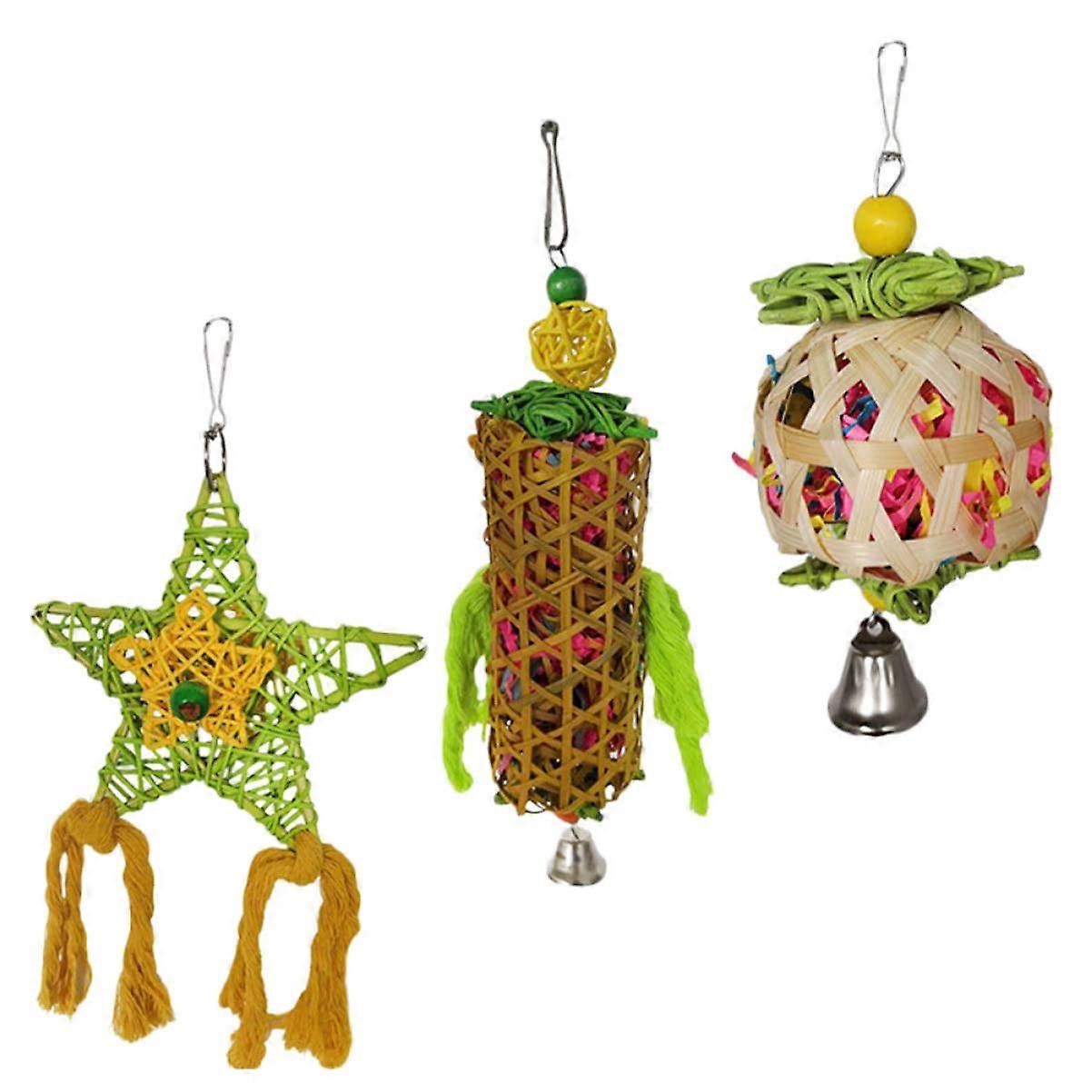 parrot chew toys colorful balls for dental care and playtime for birds
