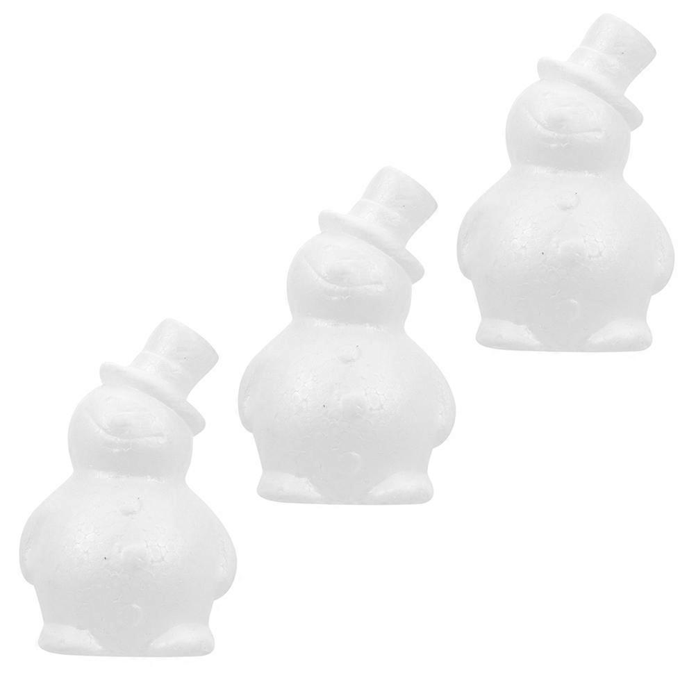 Melting Snowman Mold Snowman Shape Foams Family Children DIY Enthusiasts 17X10.5CM Parent-Child Activity 3Pcs