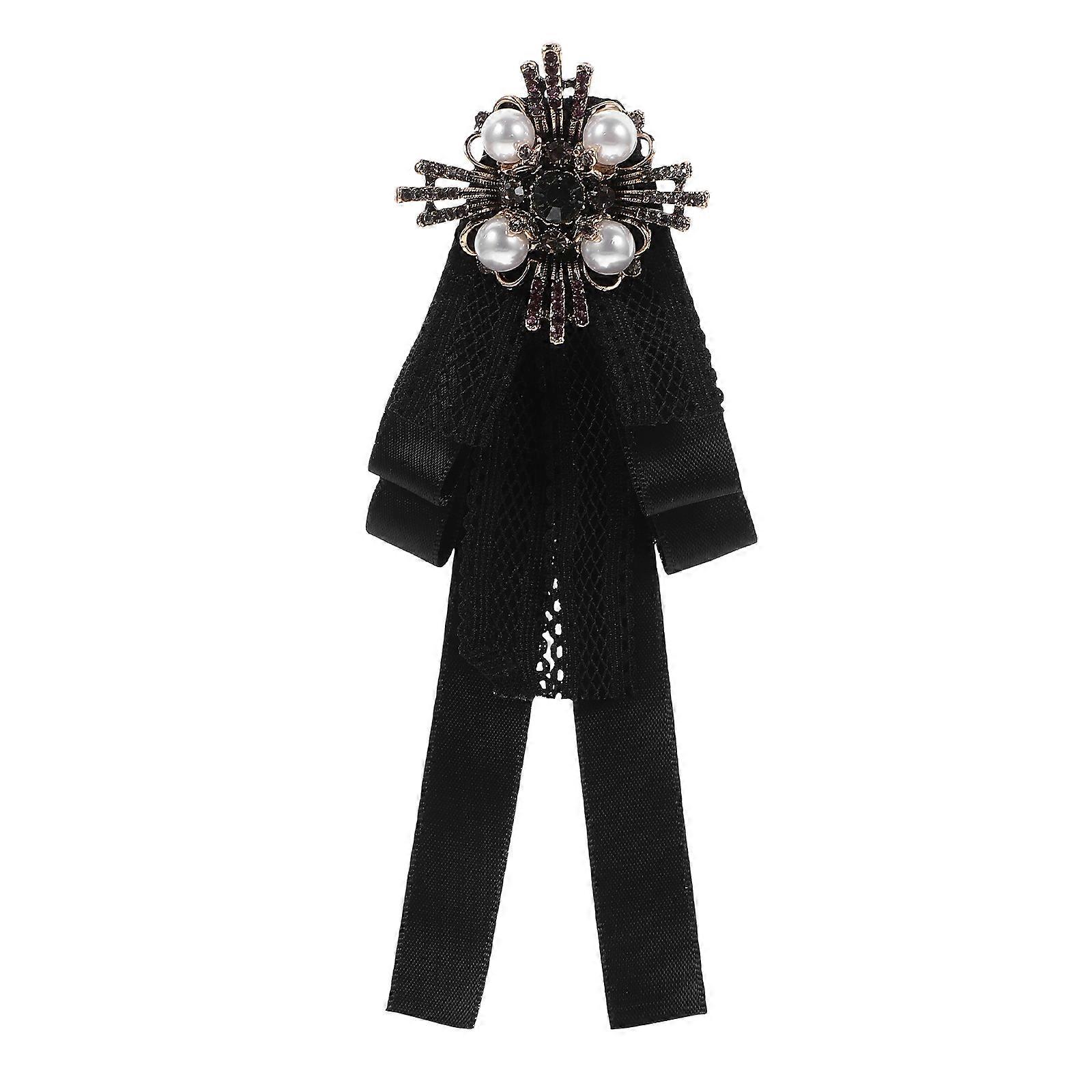 Fliege Brosche Pin Fliege Corsage Handwerkskunst Metall Imitation Perle 1Set
