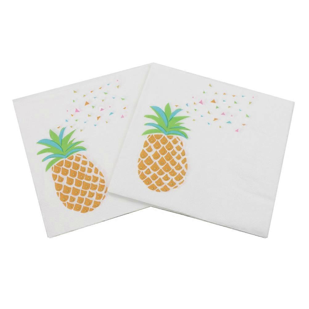Multi Colored Disposable Paper Napkins for Party Use with Fashion Pattern Design 20 Sheets 33x33cm
