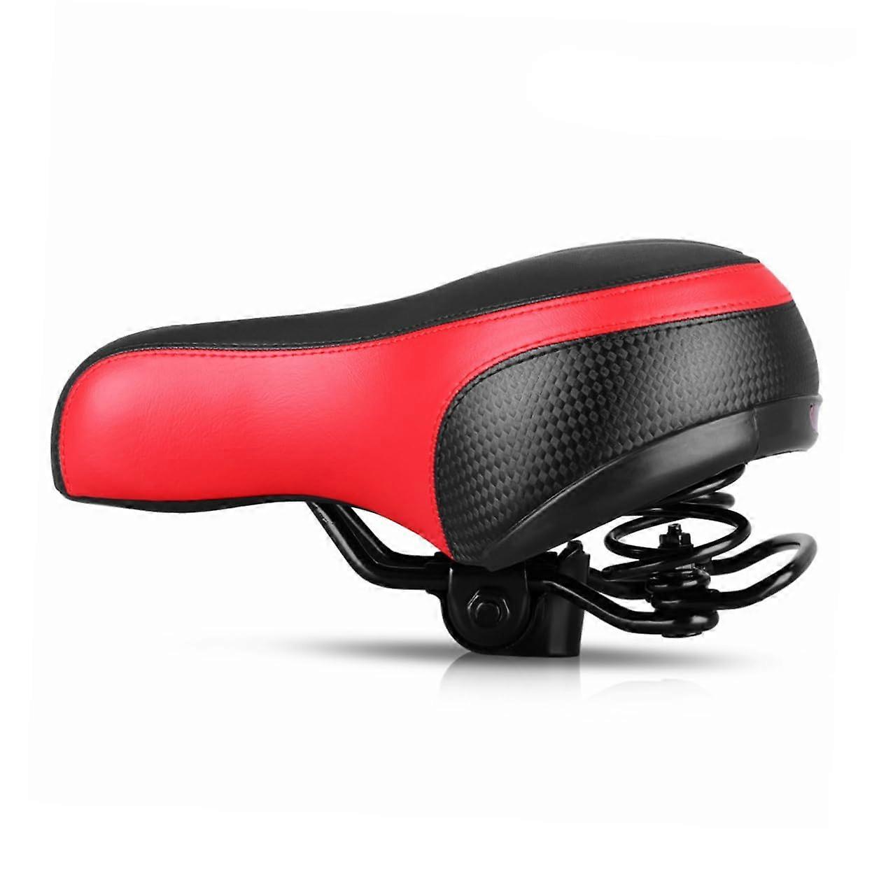 Bicycle Seat Cushion for Mountain Bike - Comfortable Saddle with Thick Padding and Spring for Long-Distance Riding