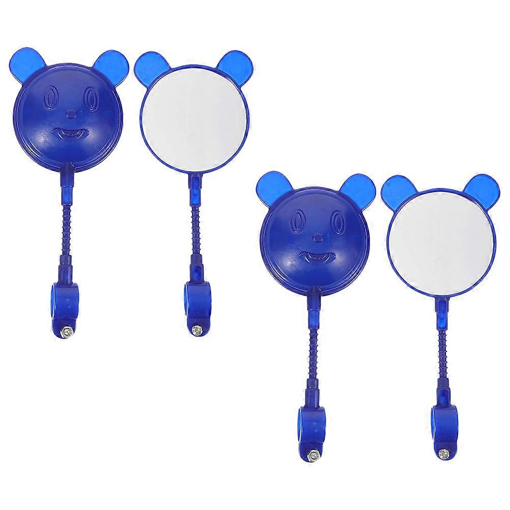 4pcs Lightweight Bike Handlebar Mirrors for Rear View – Universal Fit for Bicycles, Scooters and Balance Bikes – Stylish Design for Safe Riding