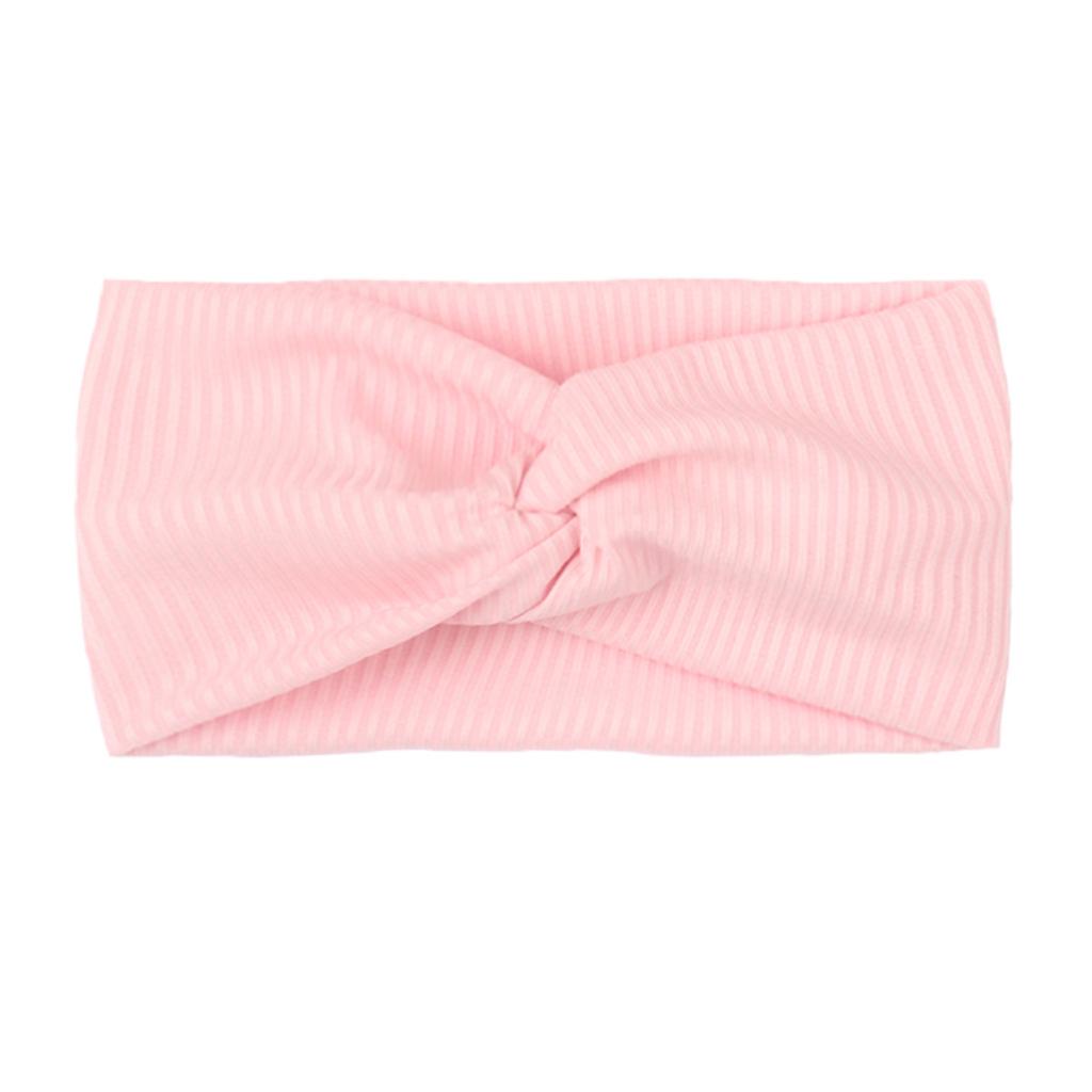 Χαριτωμένο μωρό Turban, στριμμένα δεμένα κορδέλα κεφαλιού