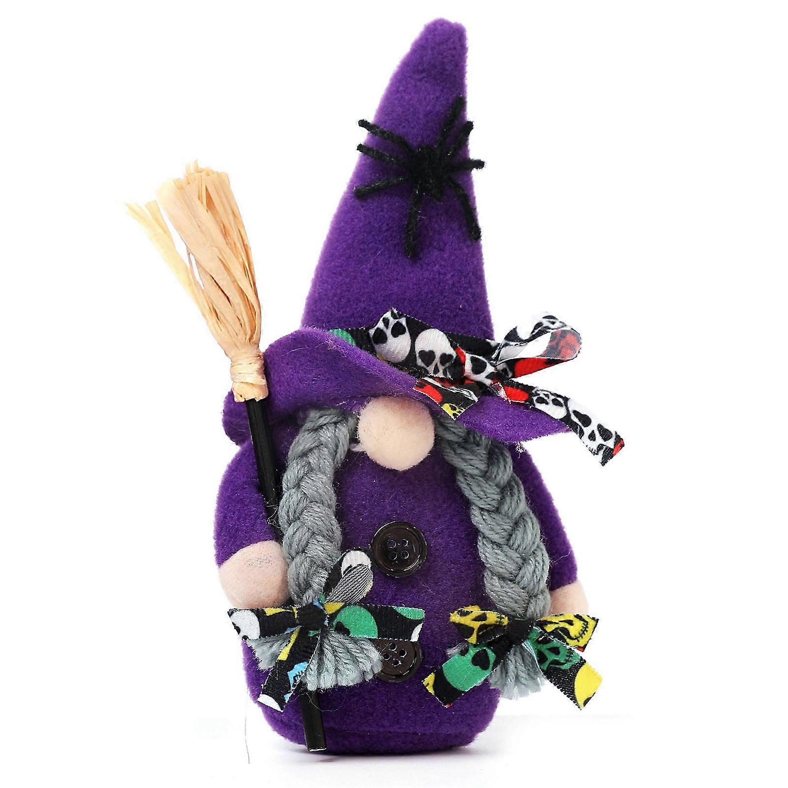 Fabric Witch Figurines Adorable Stuffed Animals Plush Toy For Party Table Centerpiece