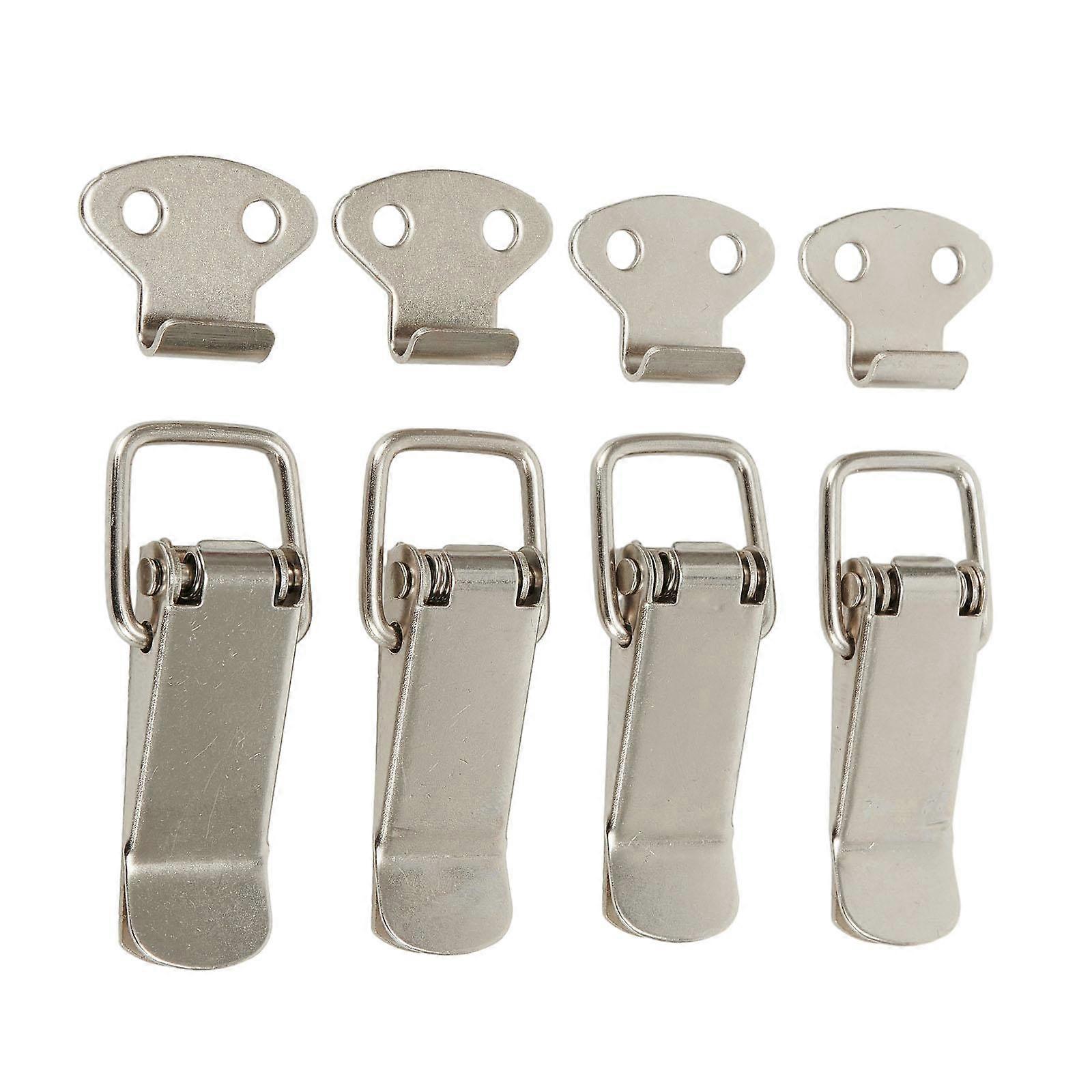 4PCS Latches Cold Rolled Steel High Quality Silver