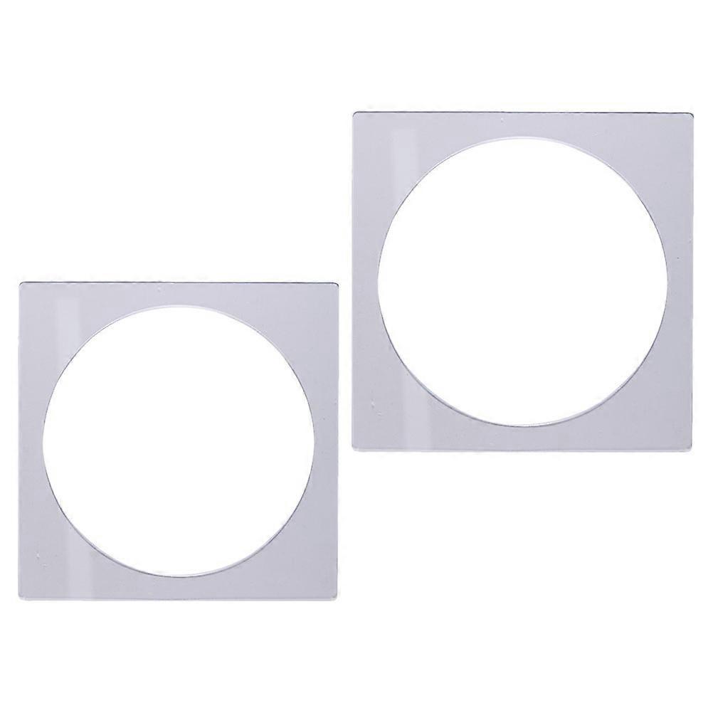 Thousand Layer Cake Mold Acrylic Square Board for Baking 2pcs Set Safe Reliable Reusable 7.87x7.87inch
