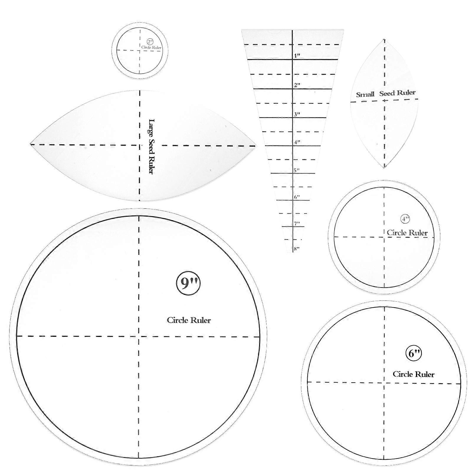 Durable Patchwork Quilting Templates Set   DIY Sewing Table Flag Ruler for Easy Marking in Quilting & Crafting Projects