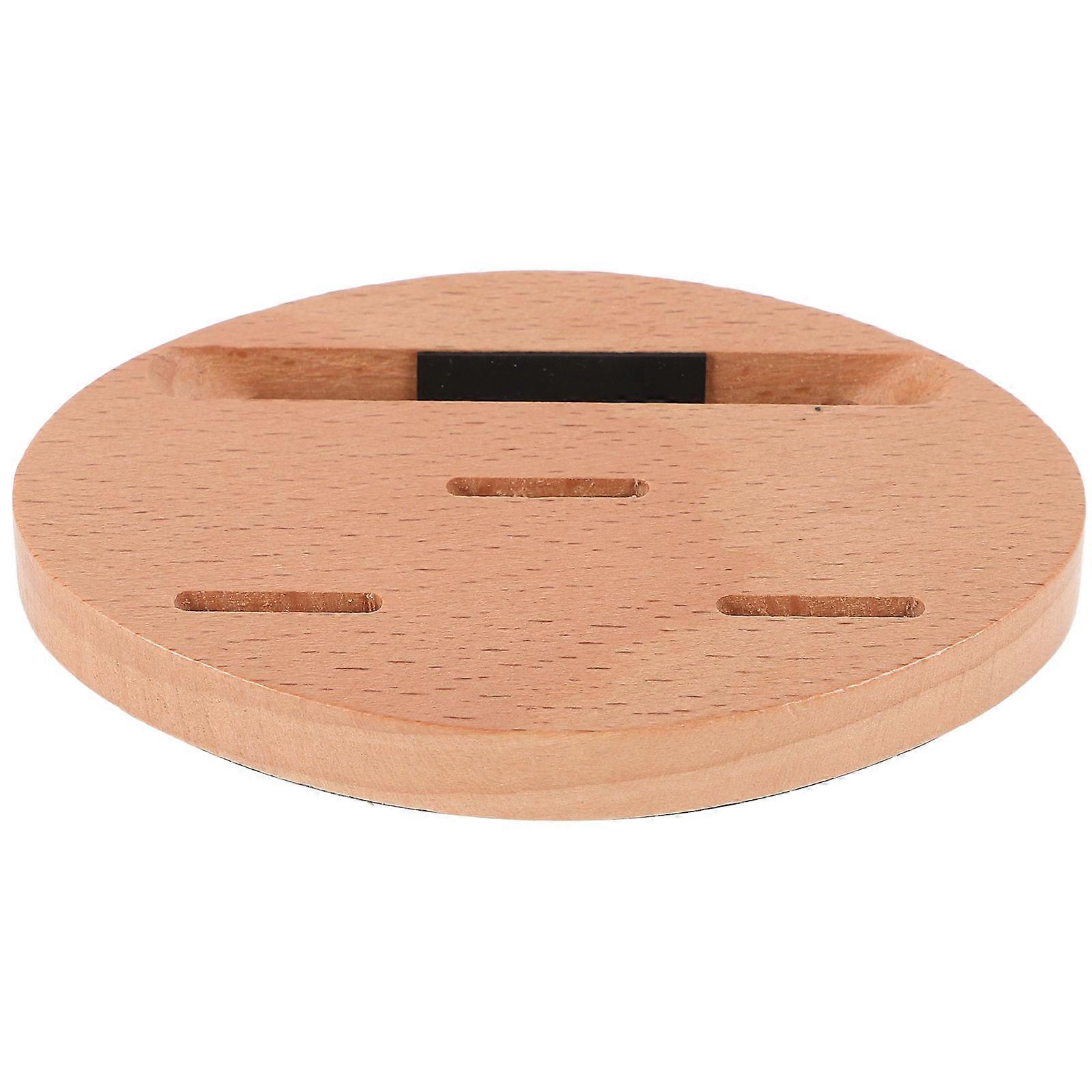 Wood Base for Melody Tool and Chord Wheel Stand Made of Sturdy Wood Beige Color for Daily Use 6.5 Inches