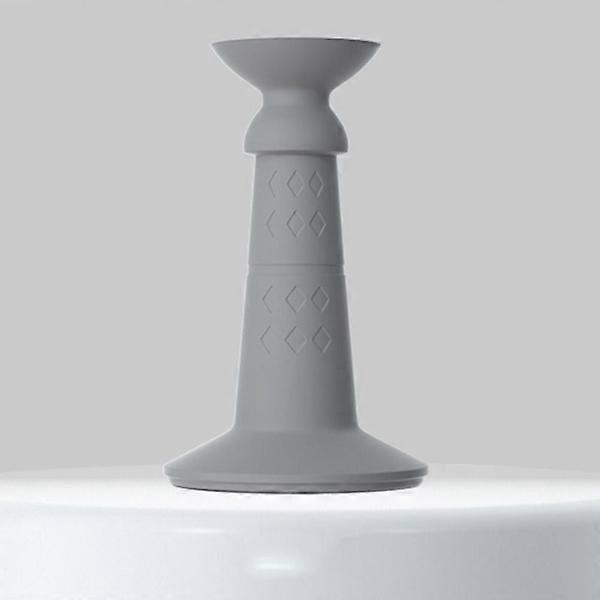 Door stopper floor holder, grey.