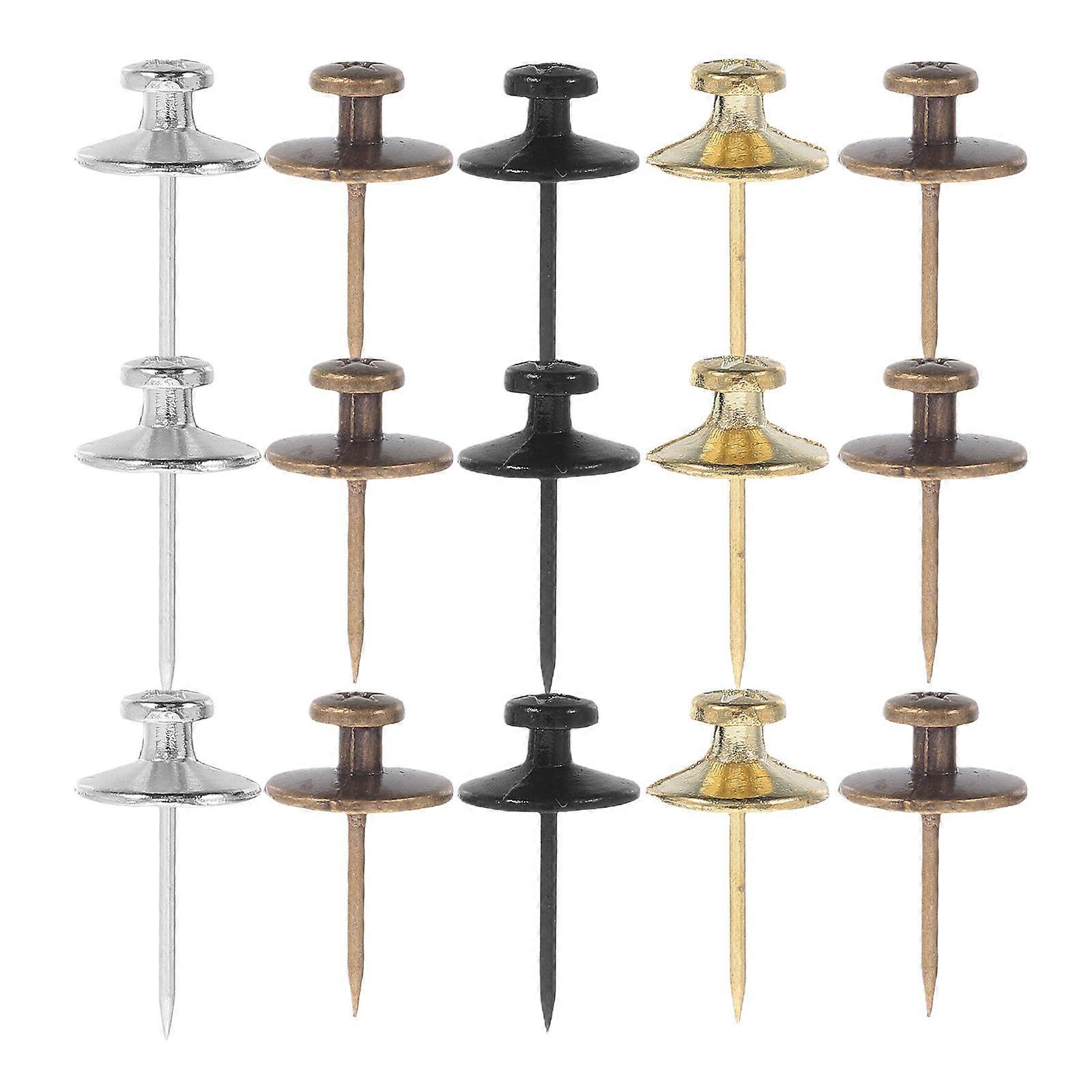 Hardware Nails Picture Hanging Zinc Alloy Double Headed Nails Space Optimization Home Workspace Organization 25Pcs
