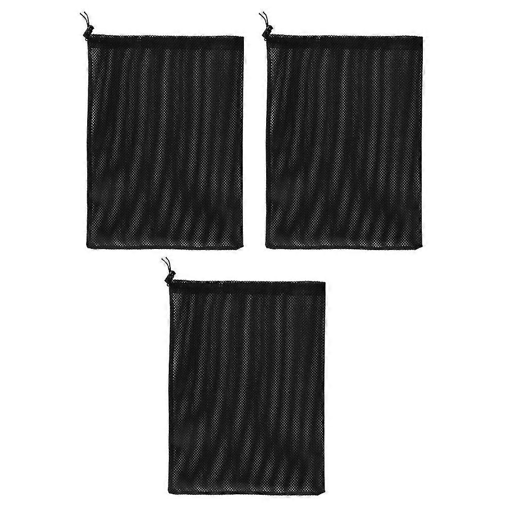 1set Pump Mesh Bag For Fish Tank Filtration Pump Bag With Drawstring Design Durable Barrier For Aquarium 3pcs