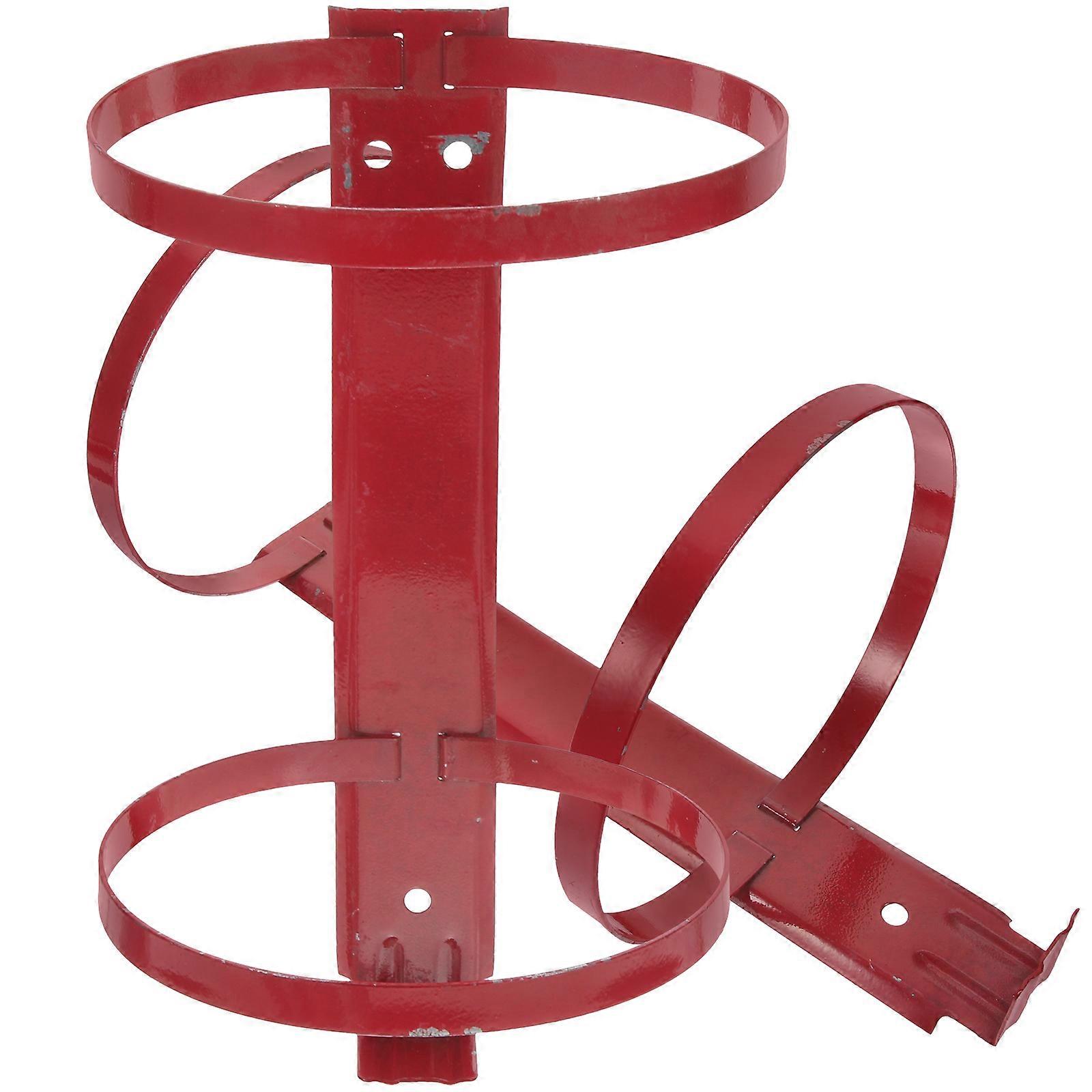 Fire Extinguisher Holder for Car and UTV Iron Mount Red Easy Install for Instrument 2pcs