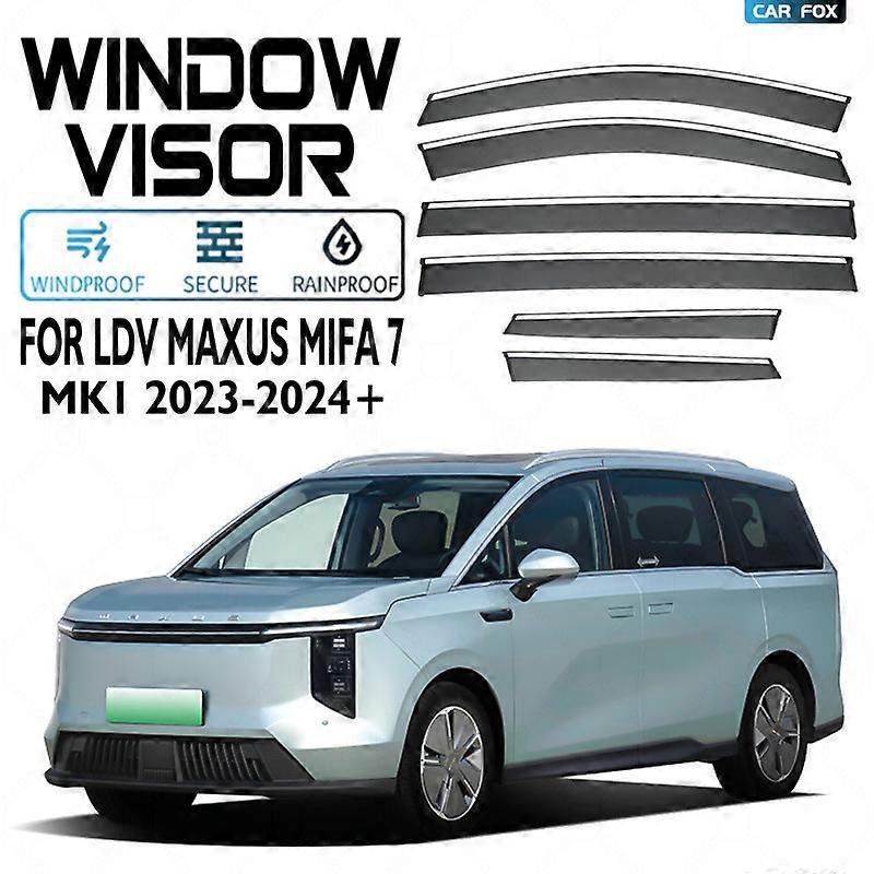 Ισχύει για: Για: LDV MAXUS Mifa 7 2023+ Γείσο παραθύρου αυτοκινήτου Στέγαστρα τέντας Παρμπρίζ Πλευρικό παράθυρο Βροχή Σκιά ηλίου Αξεσουάρ αυτοκινήτων