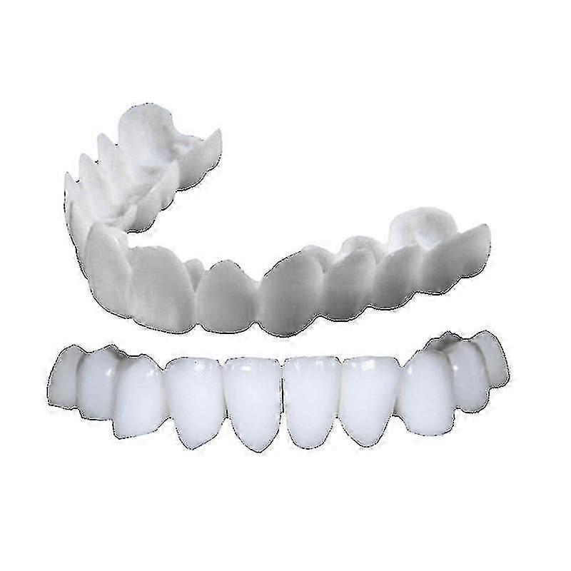 Zahn Falsche Zähne Abdeckung Perfektes Lächeln Veneers Komfort Passform Flex Prothese Zähne