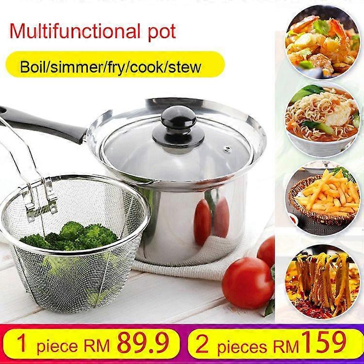 Japanese Style Multifunctional Stainless Steel Pot