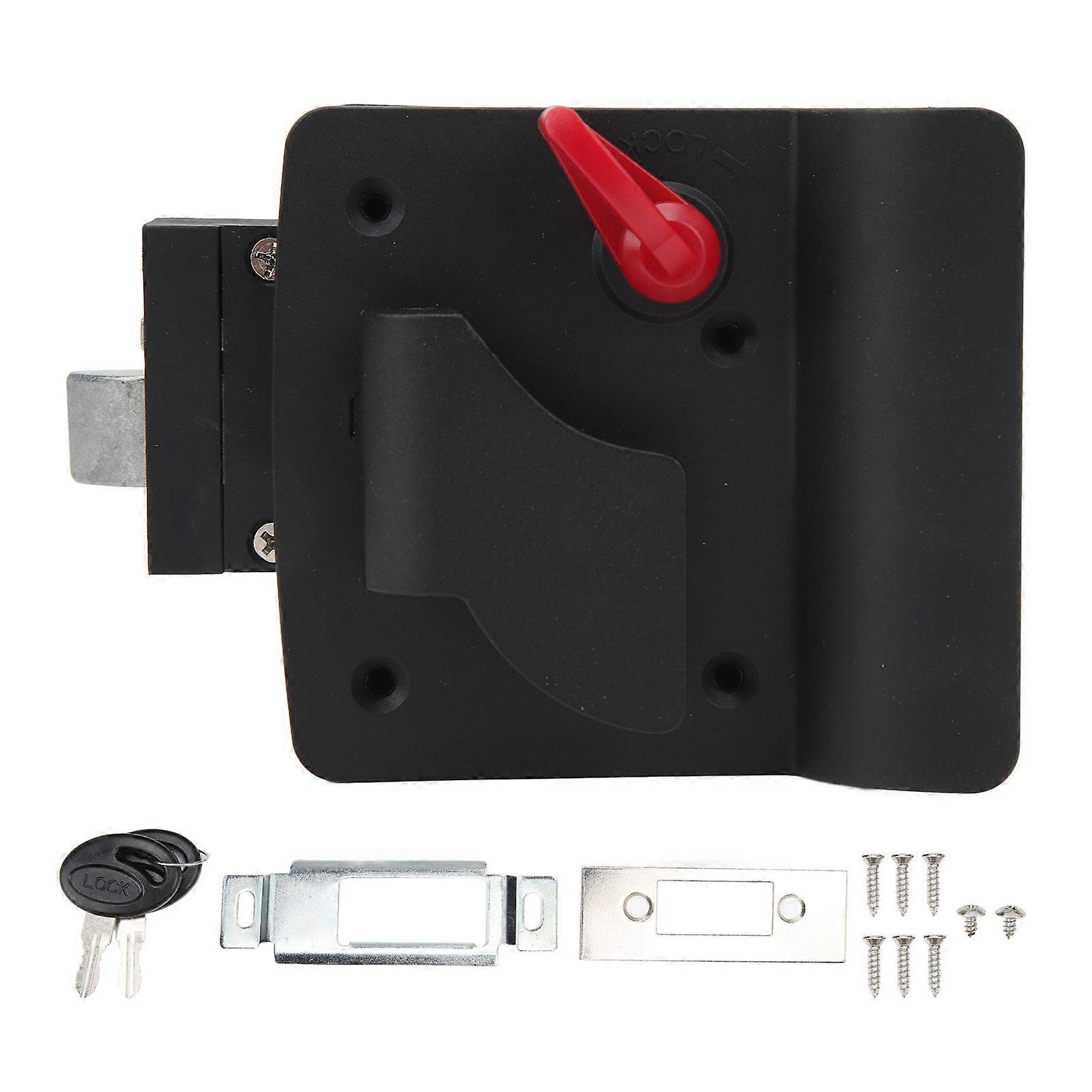 Mechanical paddle lock for RV door replacement