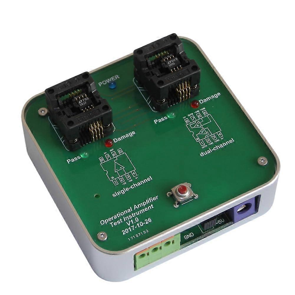 Performance improvement tool for circuits: Operational amplifier tester for professionals and enthusiasts