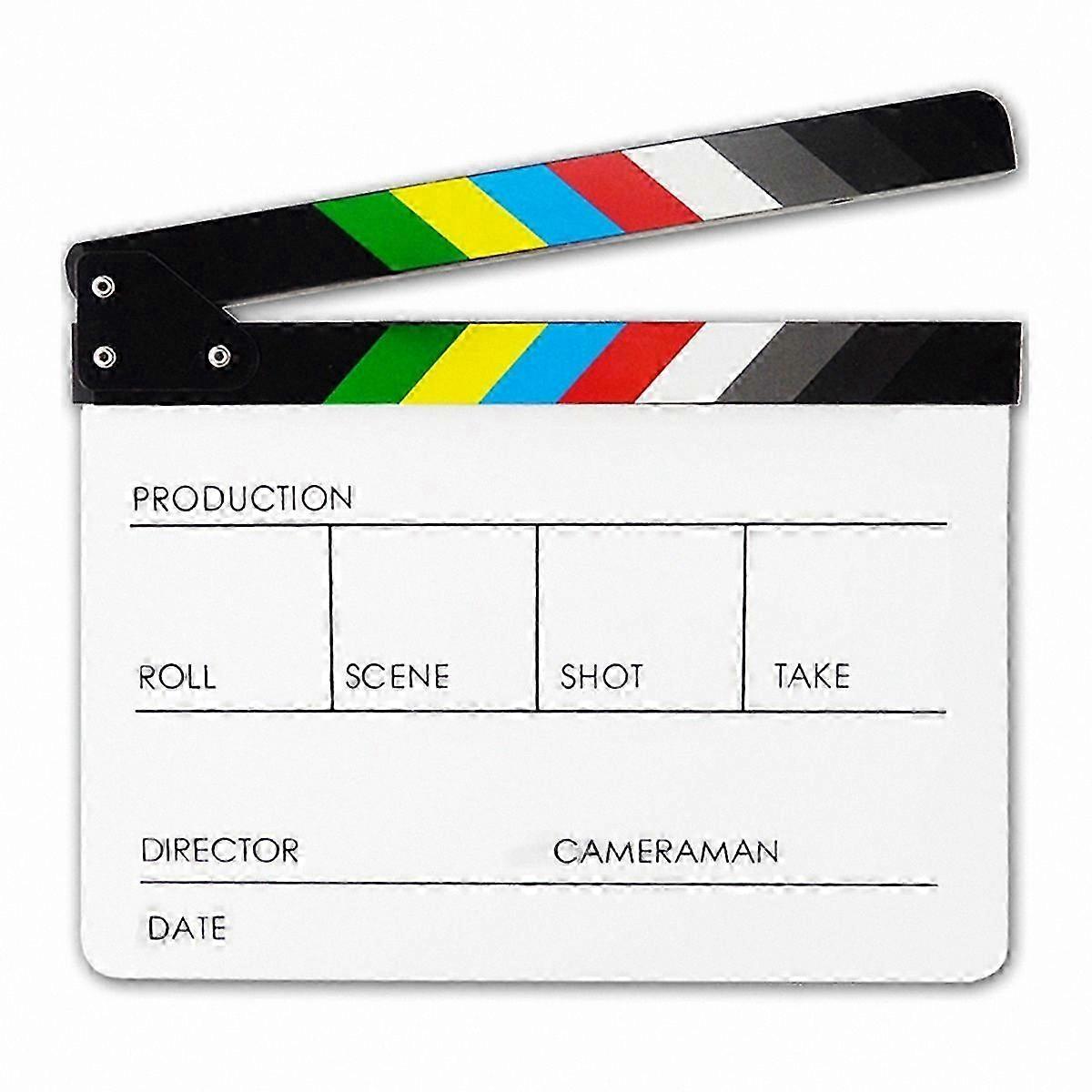 Delicate Texture Video Scene Clapperboard for Directors