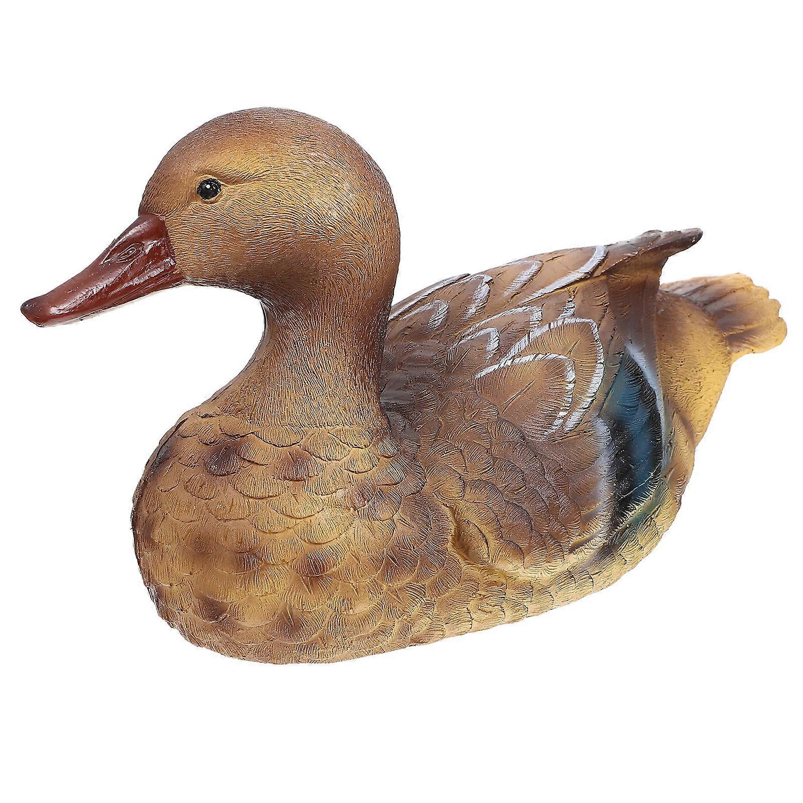 Golden Floating Ornament Simulation Figurine Resin Decoration for Pond Garden Pool 4.3 Inch