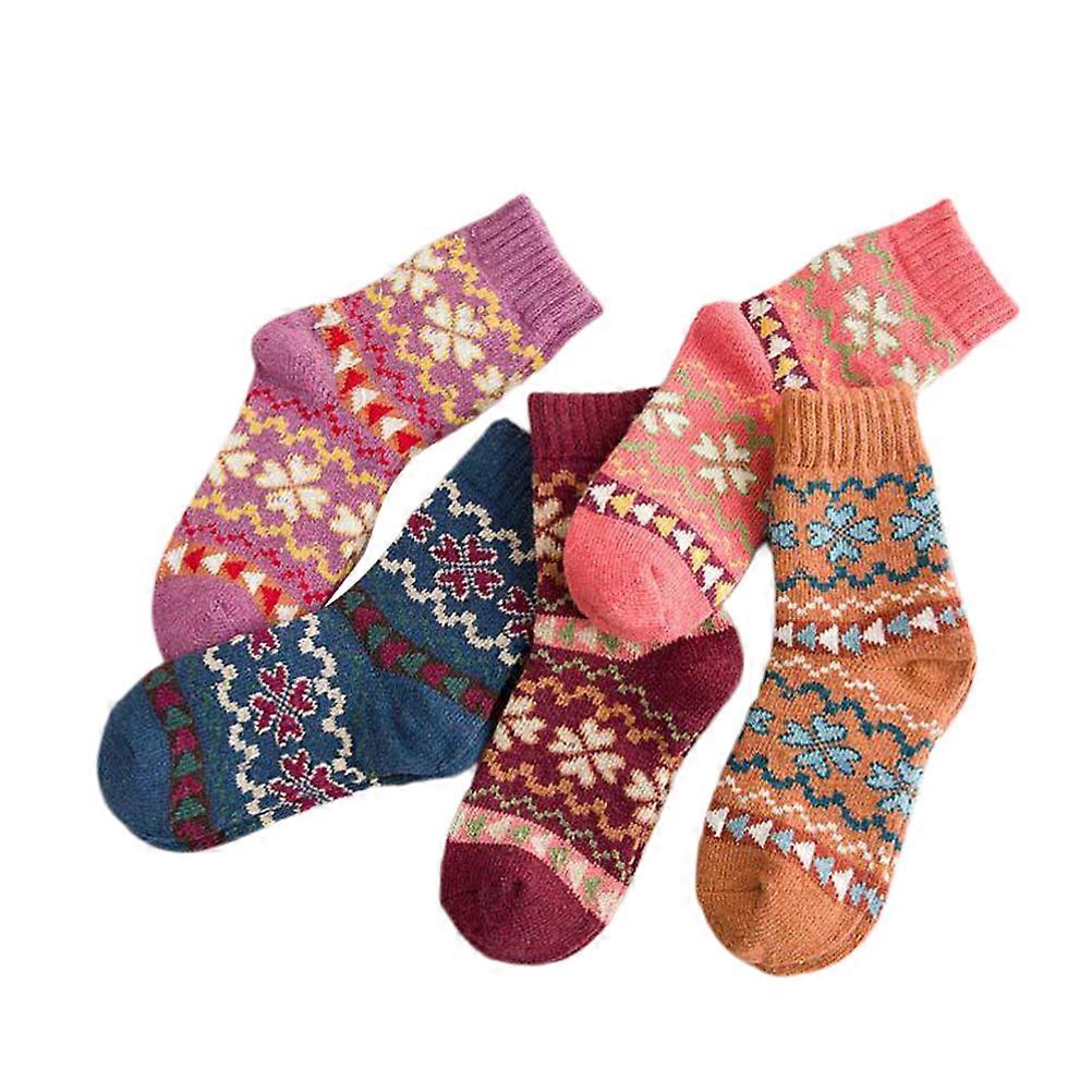 5-Pack Women Socks, Durable Construction with Excellent Elasticity
